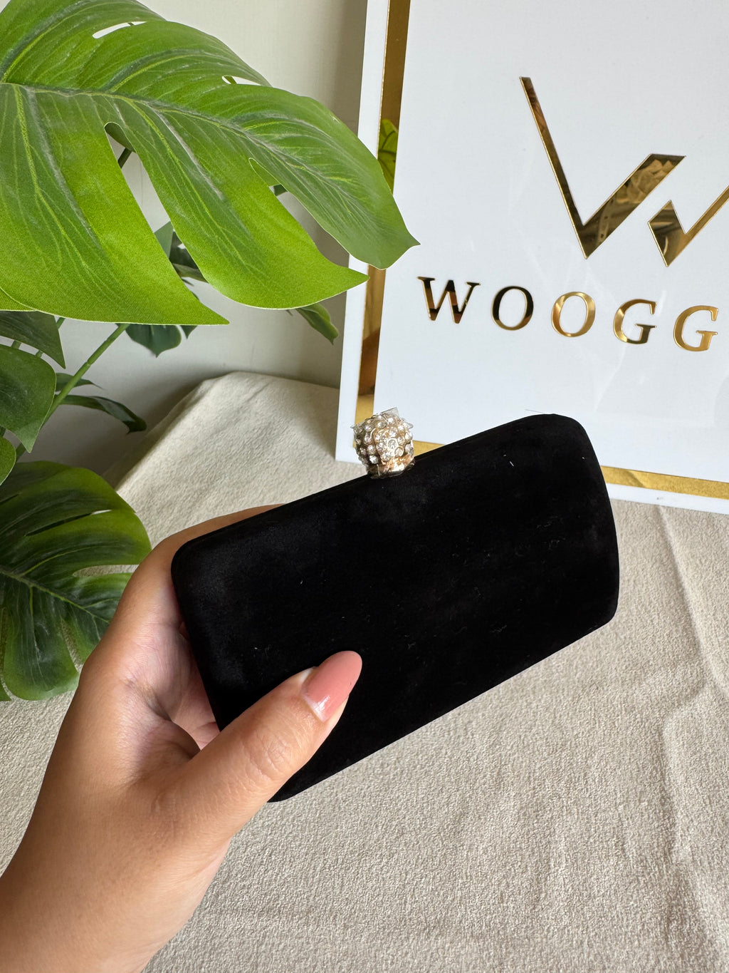 Mini Glow Up Clutch - Black