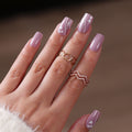 Daisy Dip Press On Nails - 24 Pieces Complete Kit