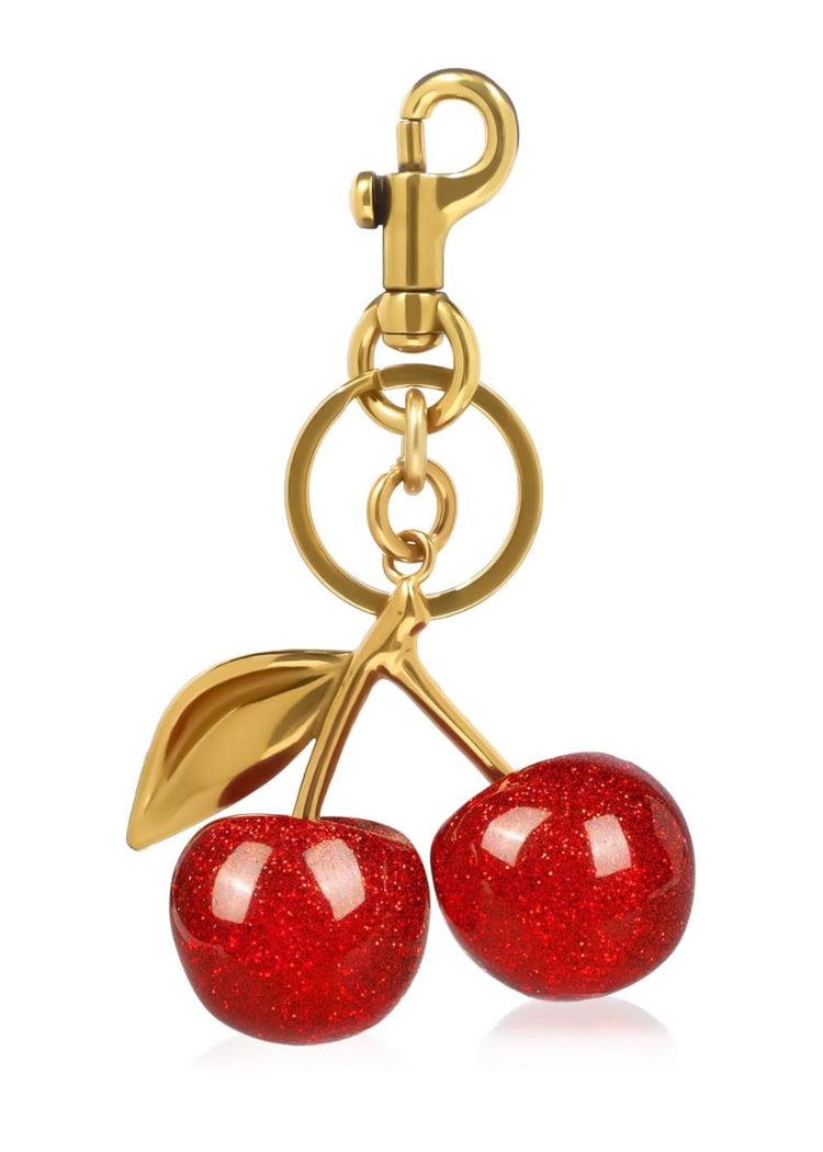 Trendy Cherry Bag Charm