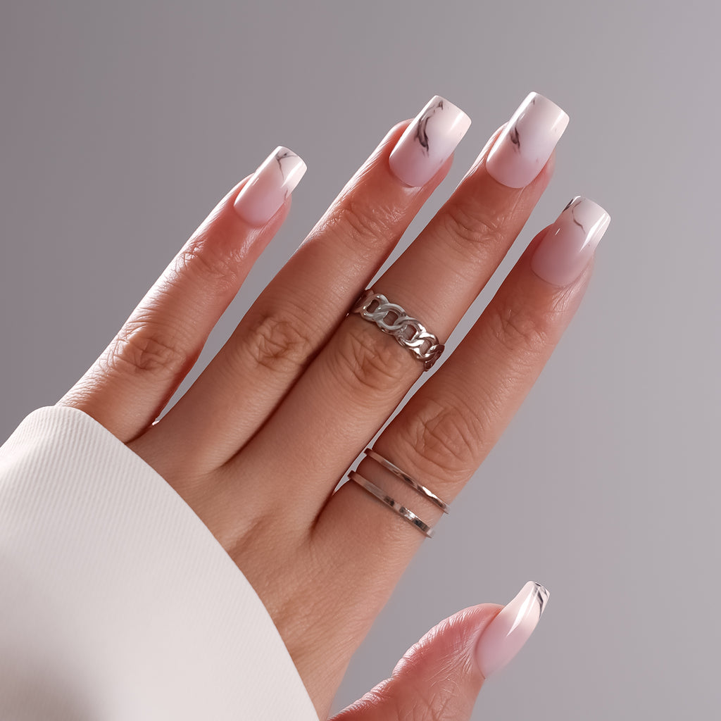 Luna Press On Nails - 24 Pieces Complete Kit