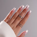 Luna Press On Nails - 24 Pieces Complete Kit