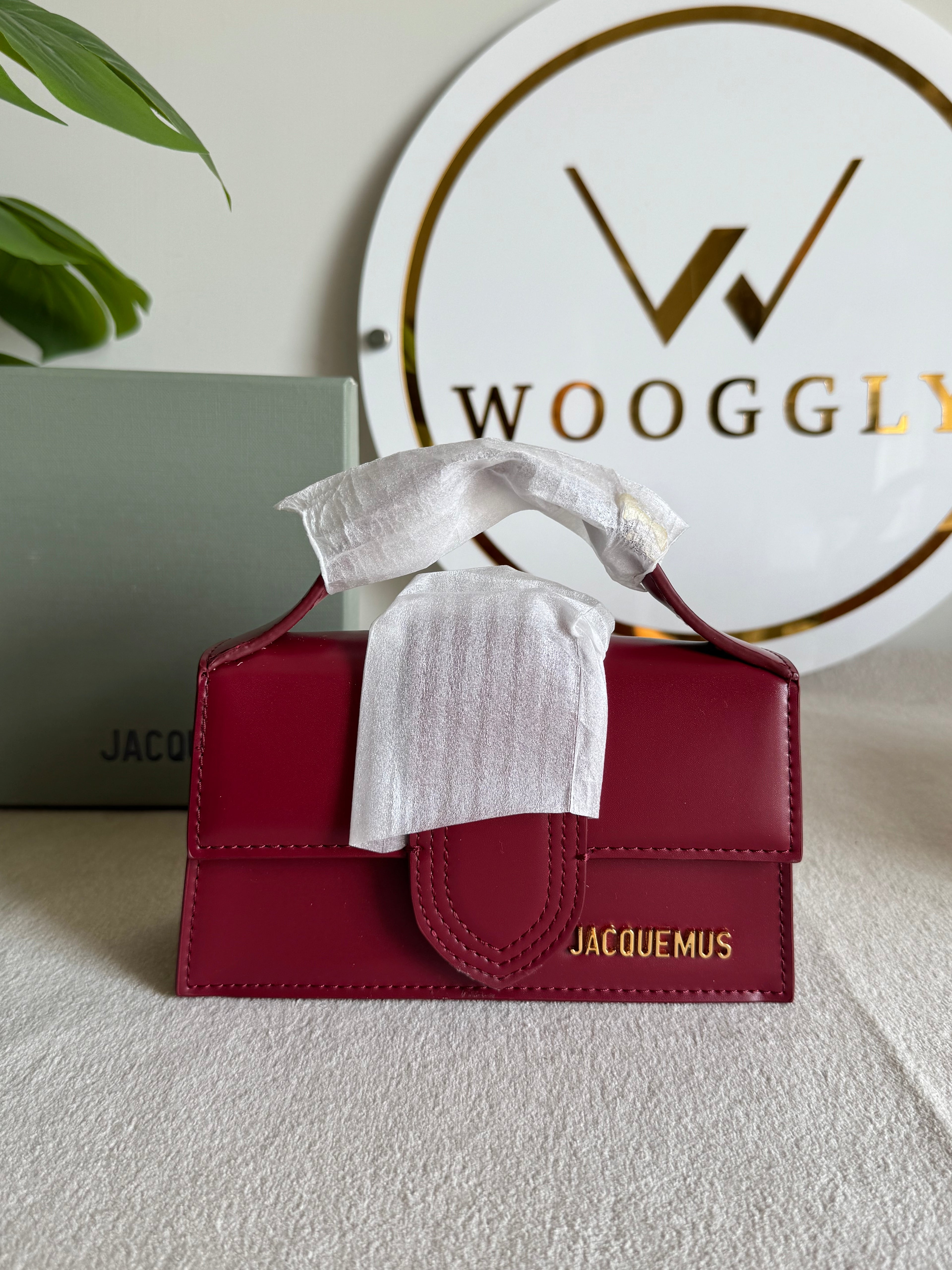 Viral Jacquemus - Small (Maroon) BOX PACKING