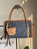 Coco Blue Teddy Bag with Teddy Bag Charm