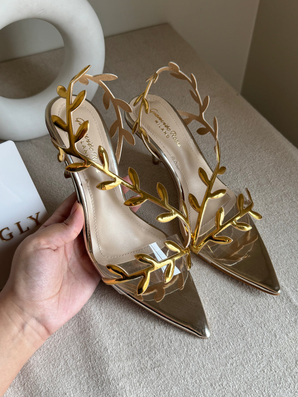 Gianvitto Rossi Heels Champagne