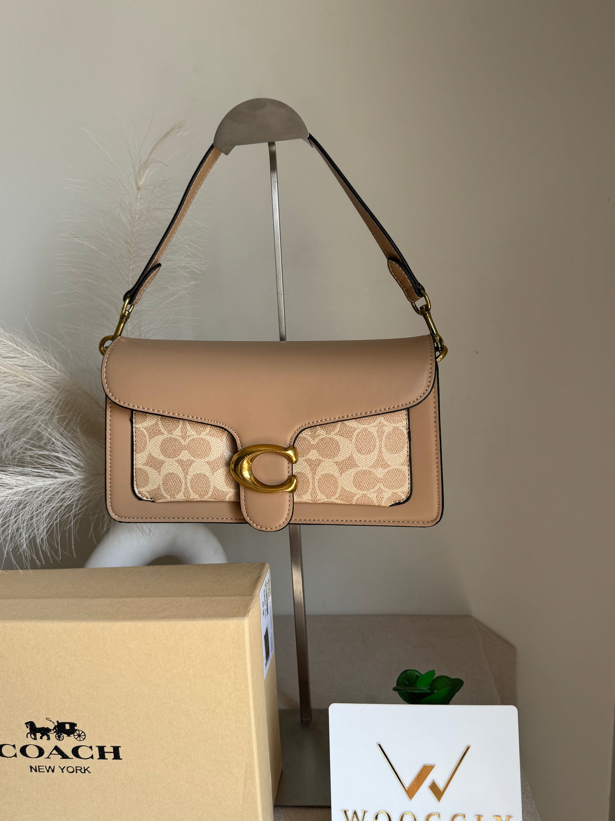 COACH TABBY 26 Khaaki Decent Quality-BOX PACKING