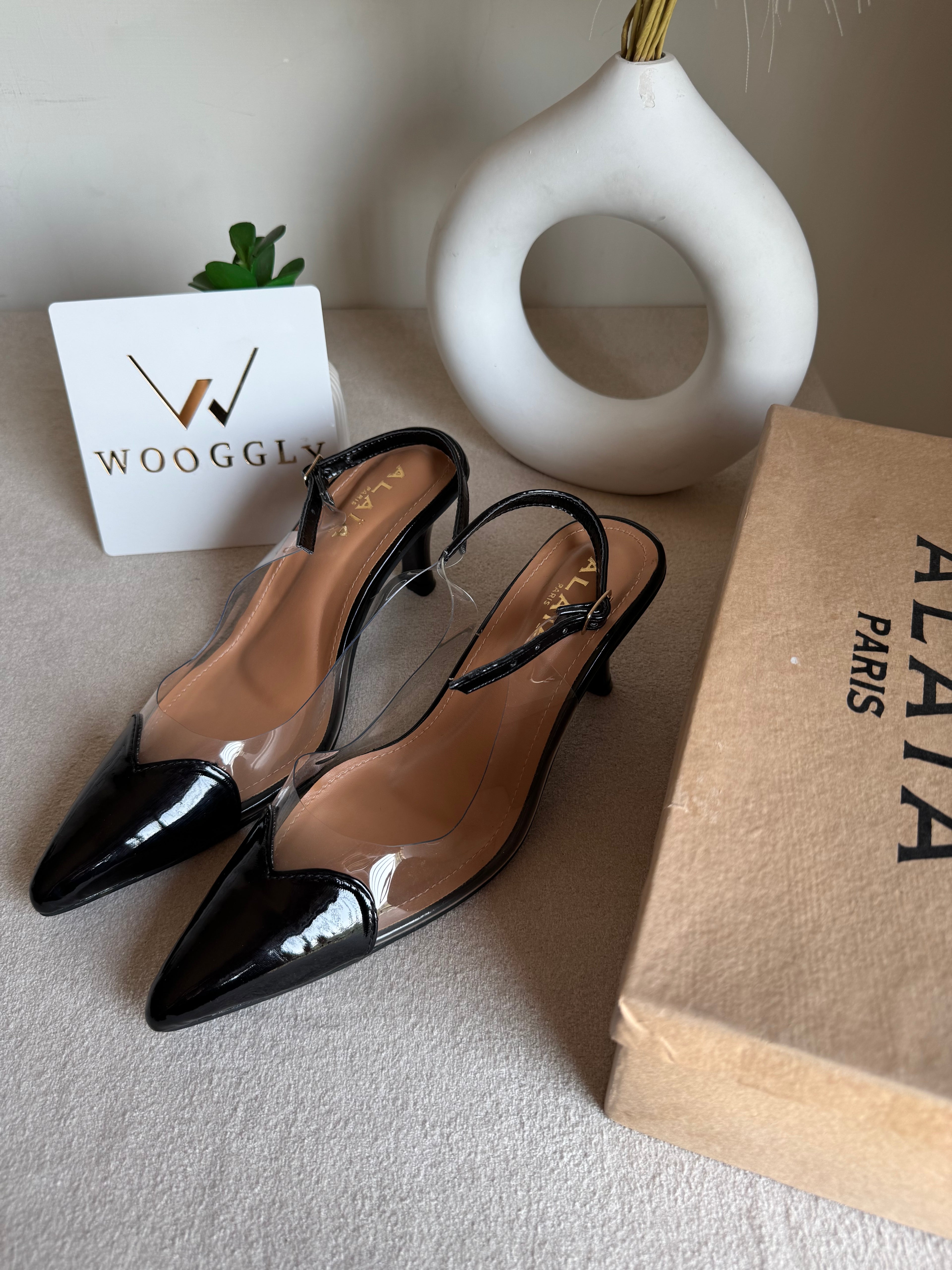 Alaia Paris Heels - Black