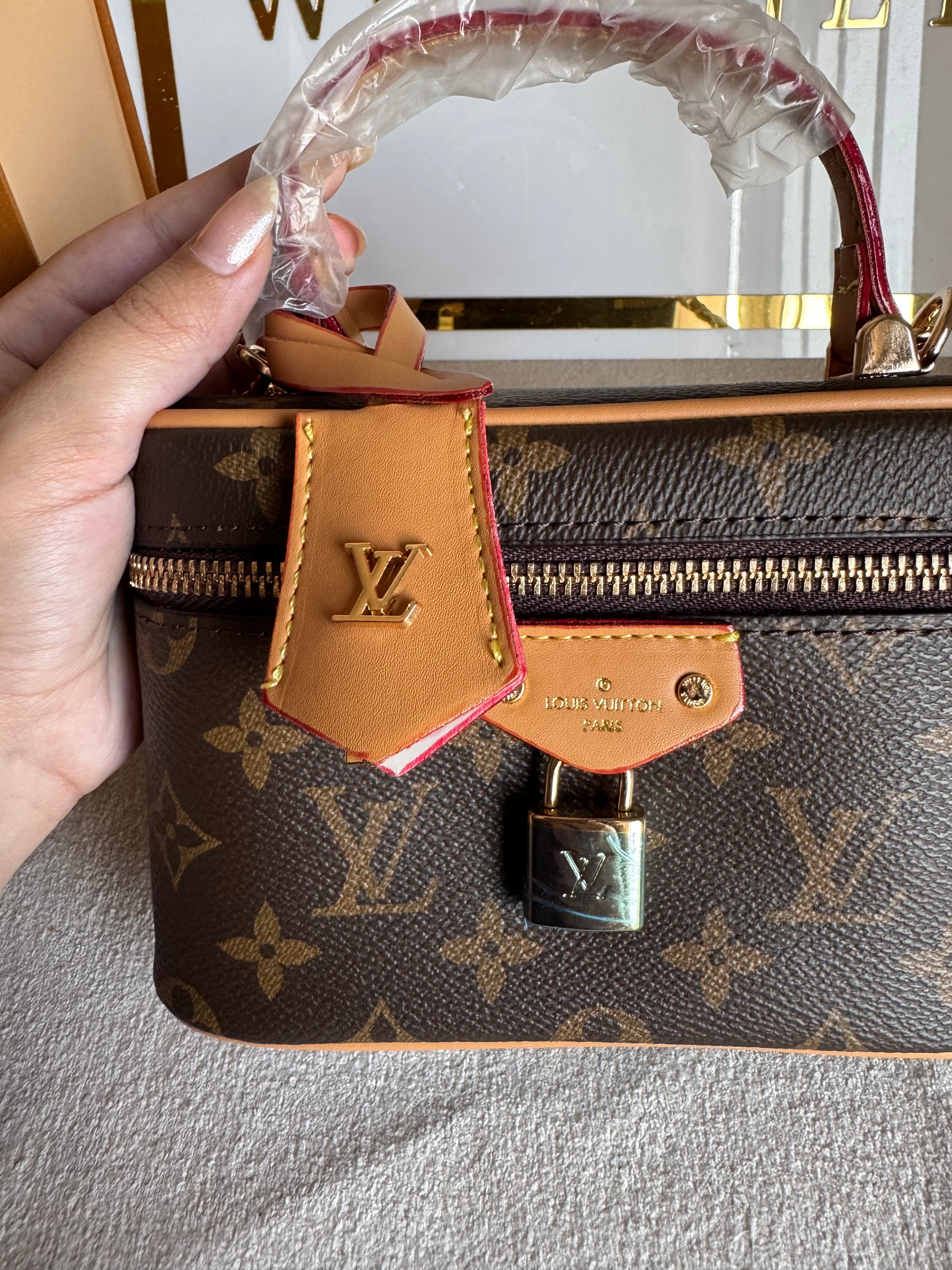 LV Bucket Bag with Strap - Brown (BOX PACKING)