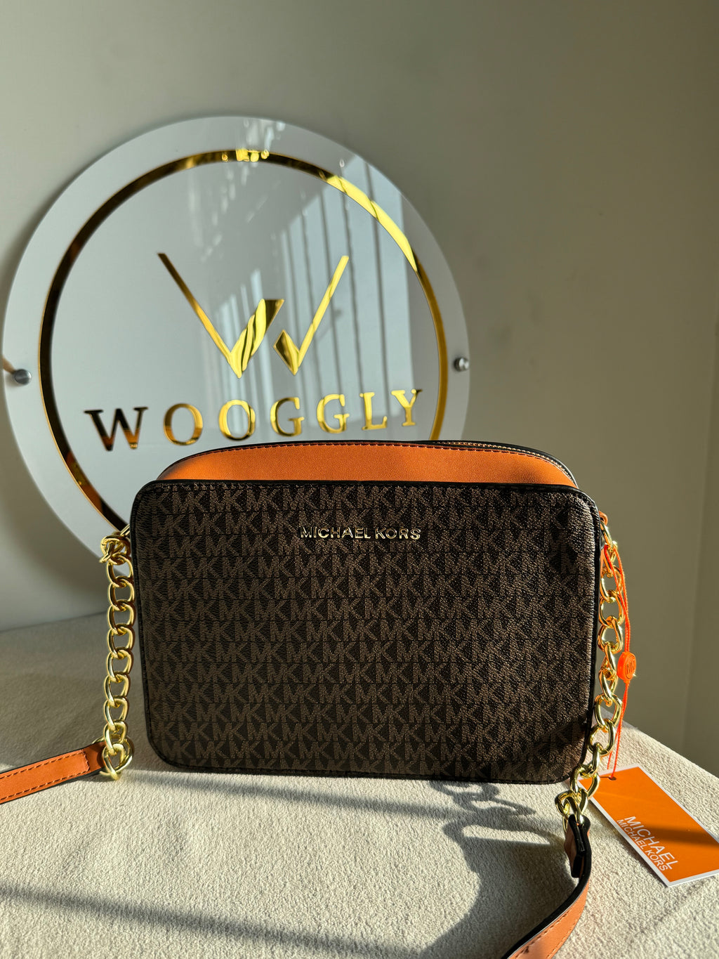 Premium Michael Kors Crossbody Bag (Brown)