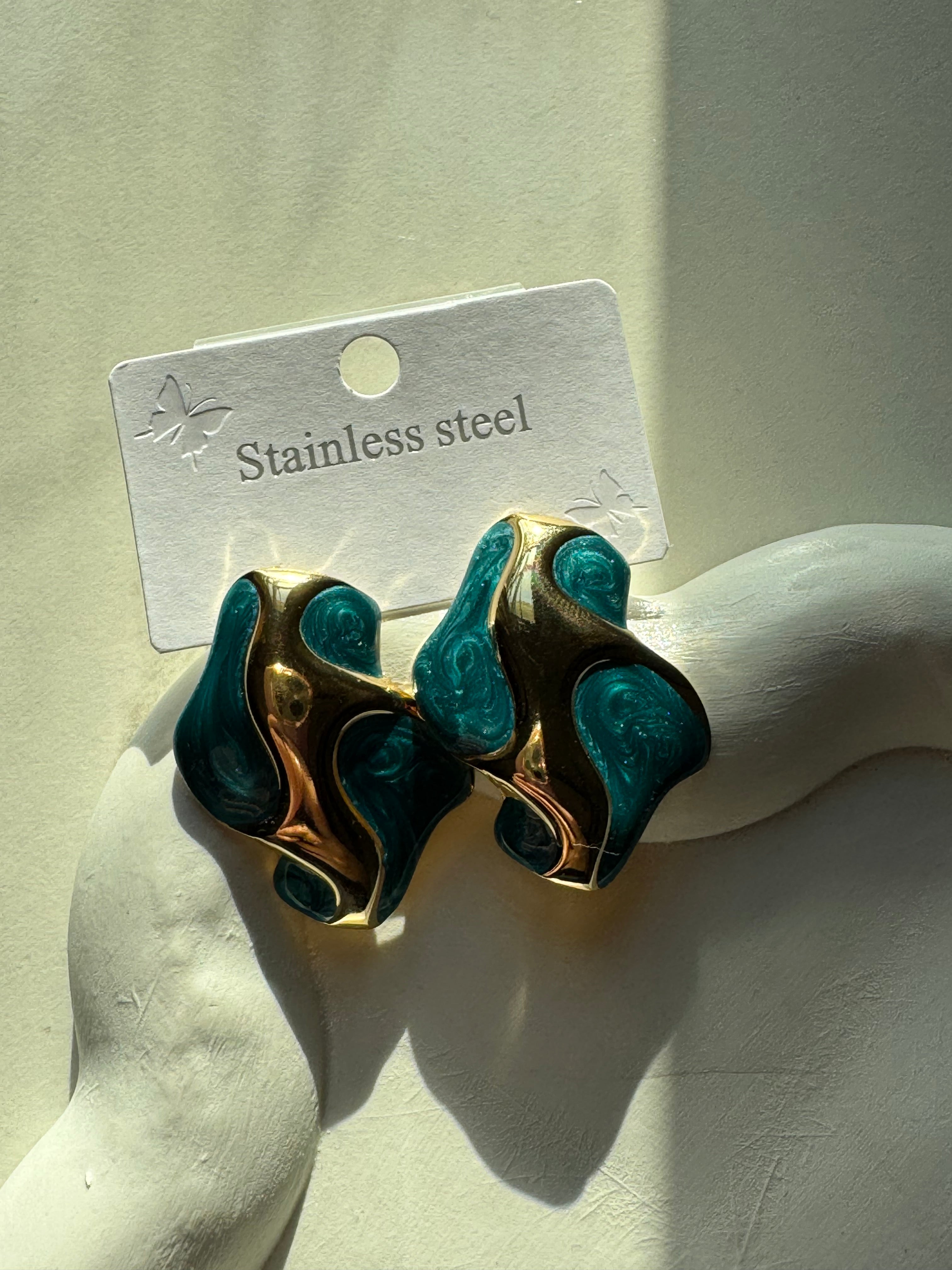 Ocean Bloom Studs