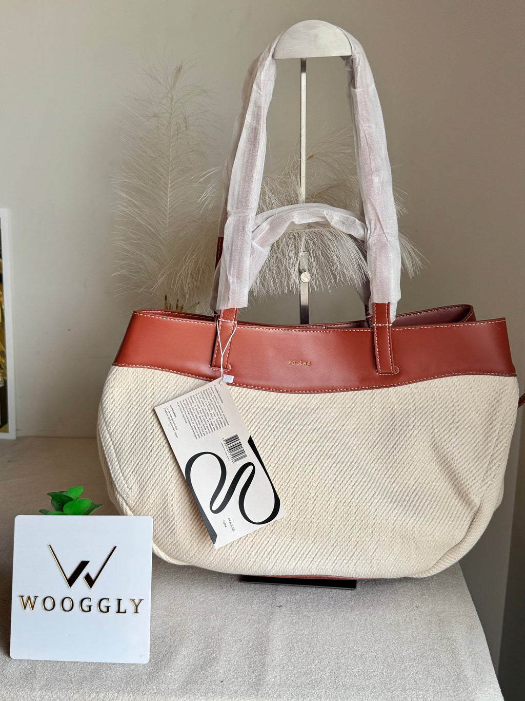 Polene Cyme - Cream with Brown