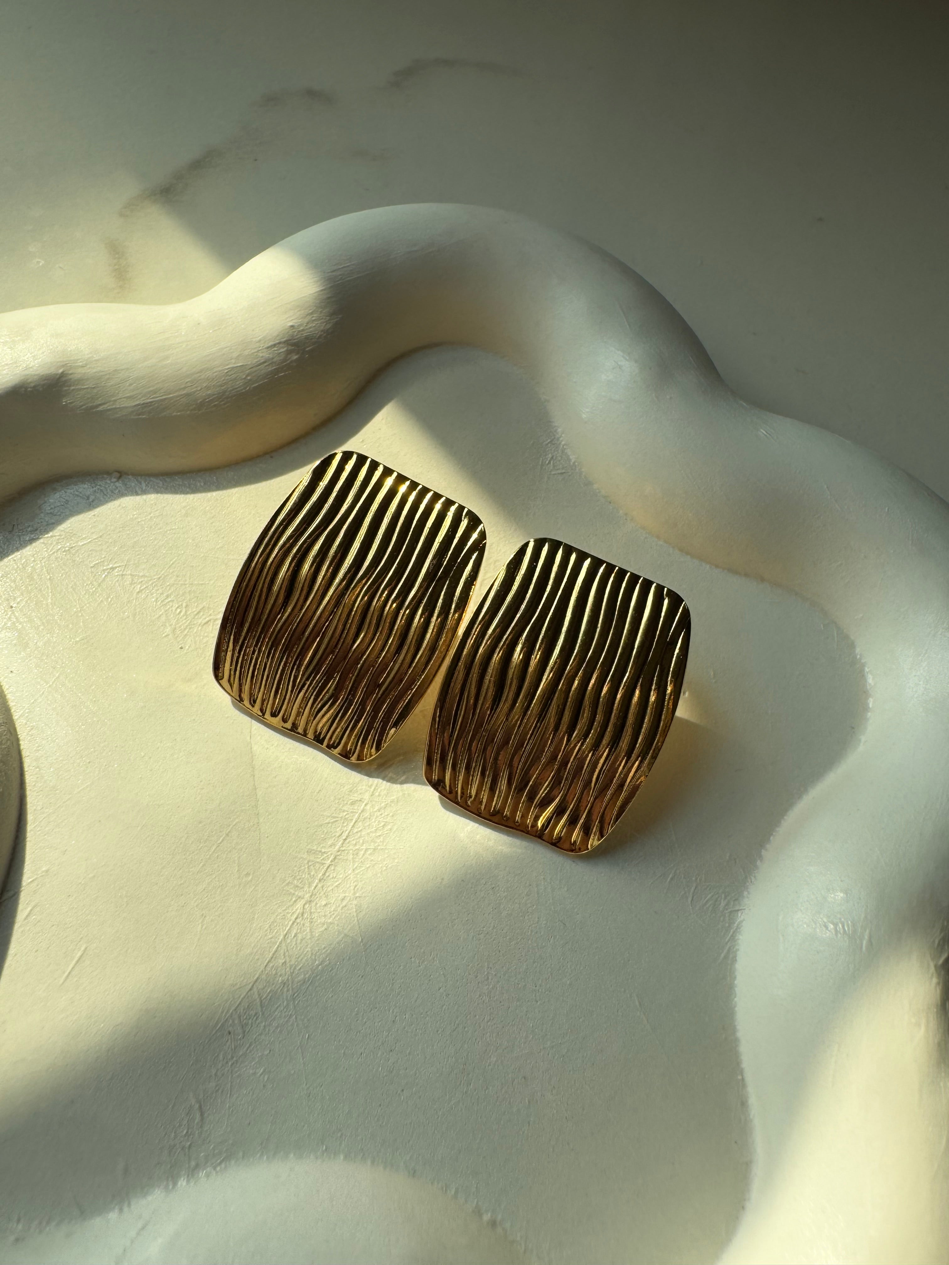 Timeless Goldie Studs - 18K Gold Plated