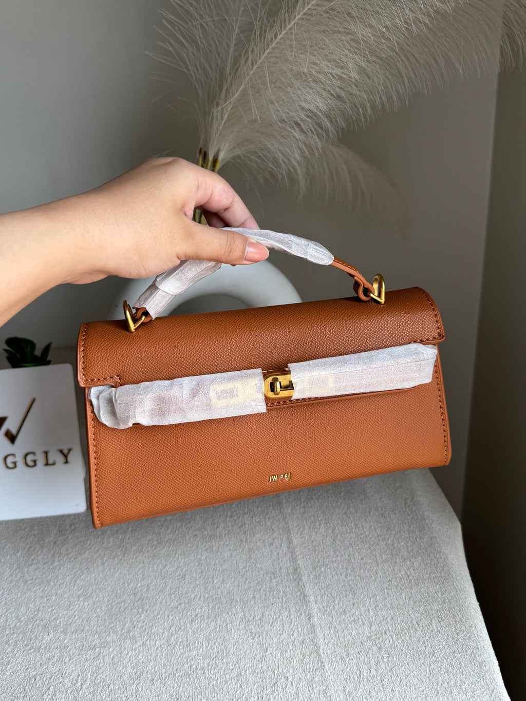 JW PEI Noor Top Handle Bag - Brown