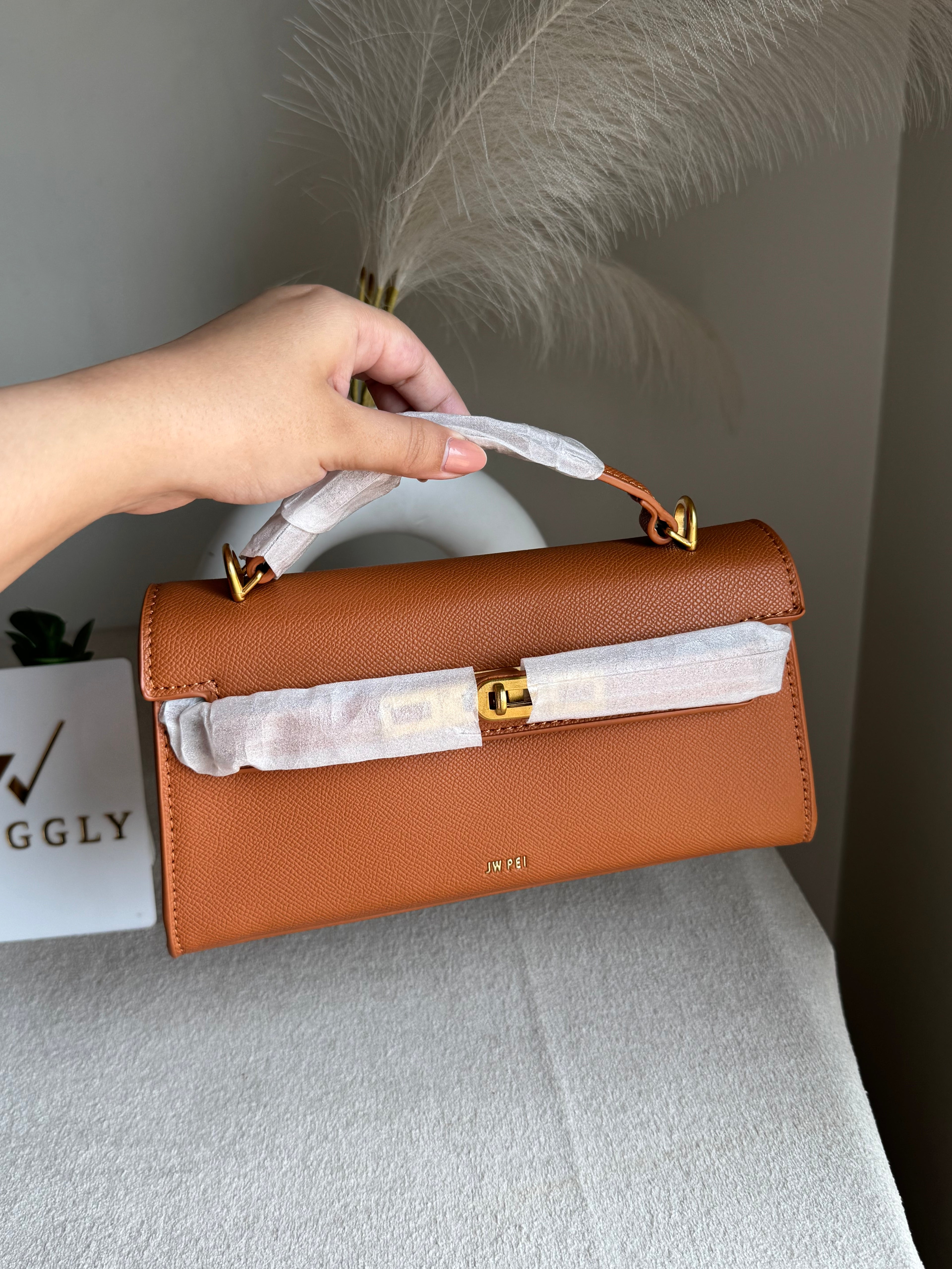 JW PEI Noor Top Handle Bag - Brown