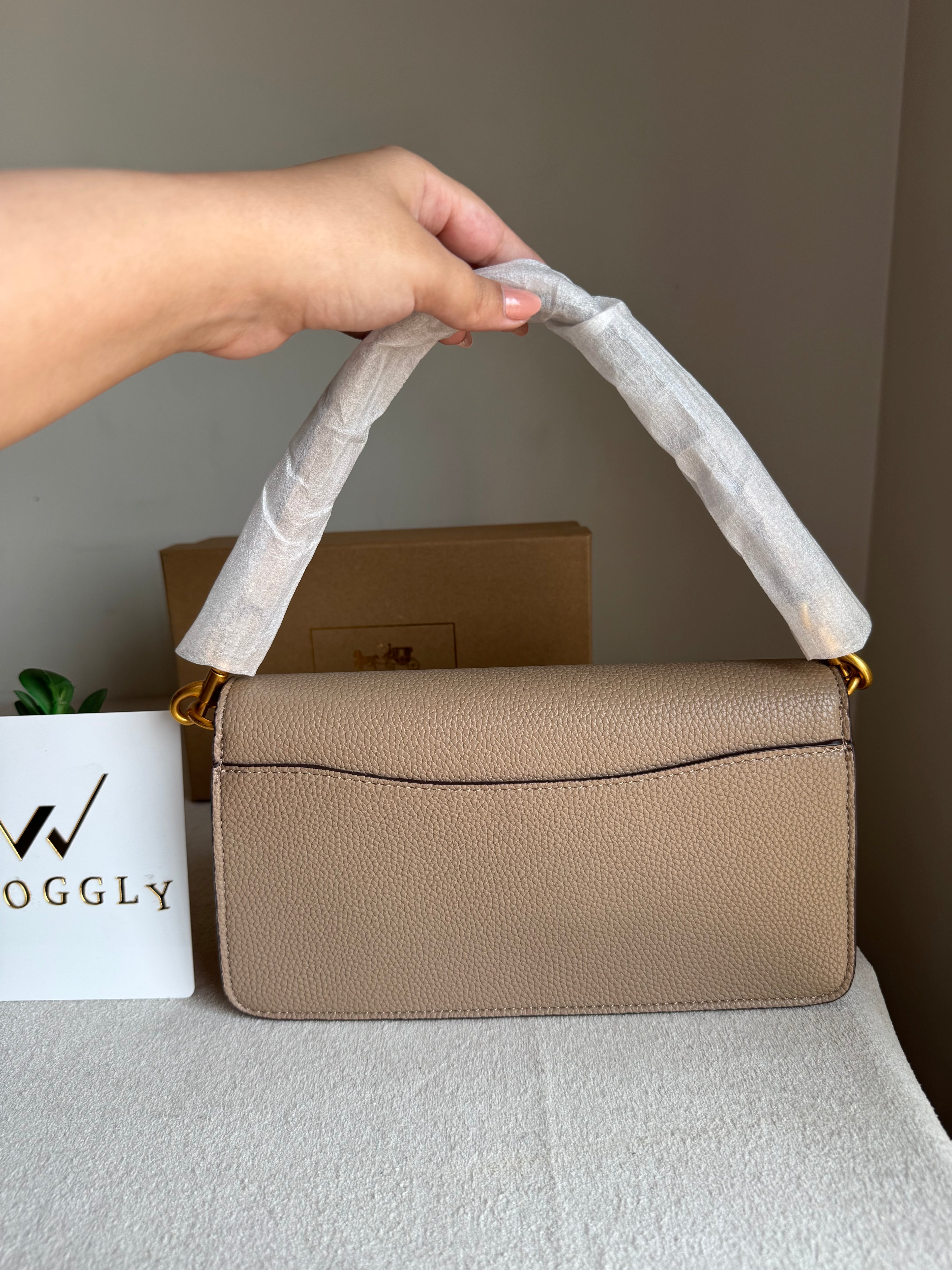COACH TABBY Canvas Beige Good Quality -  BOX PACKING
