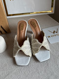 Viral Zara Faux Heels WHITE with Brand Box