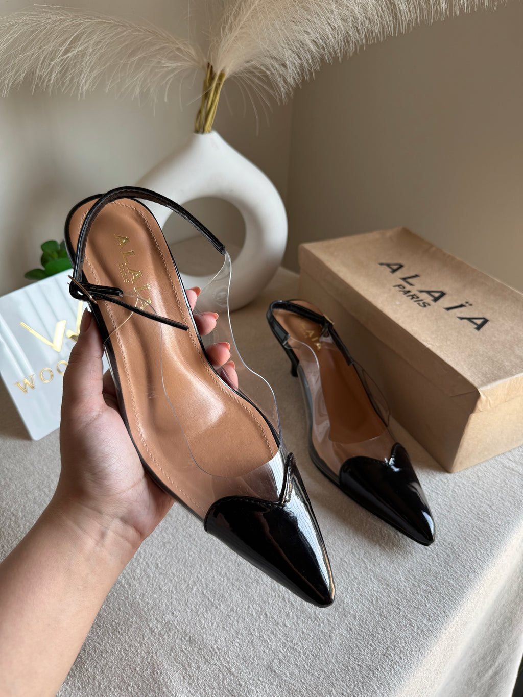Alaia Paris Heels - Black