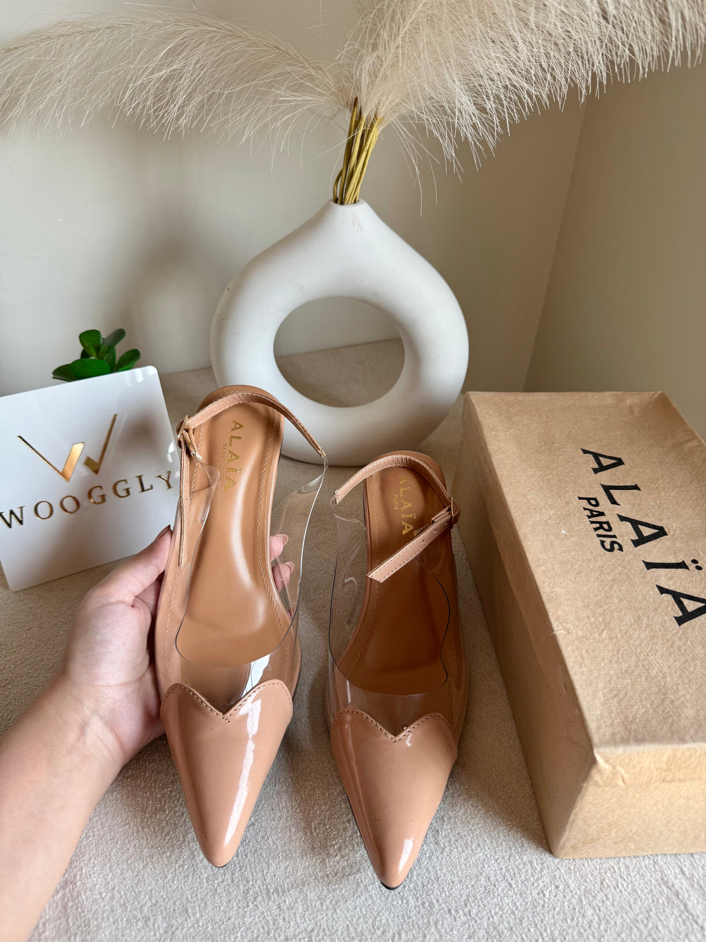 Alaia Paris Heels - Nude