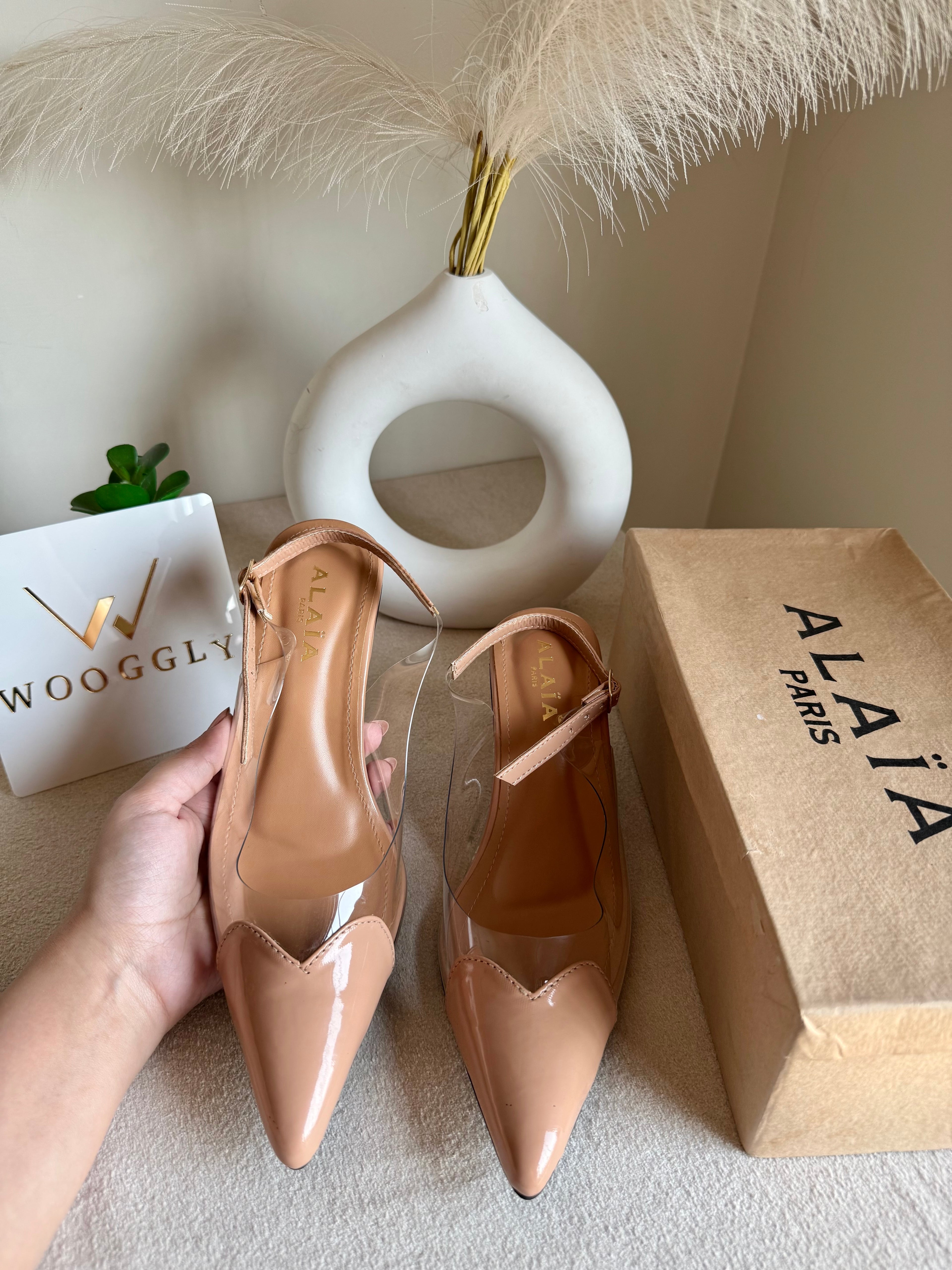 Alaia Paris Heels - Nude