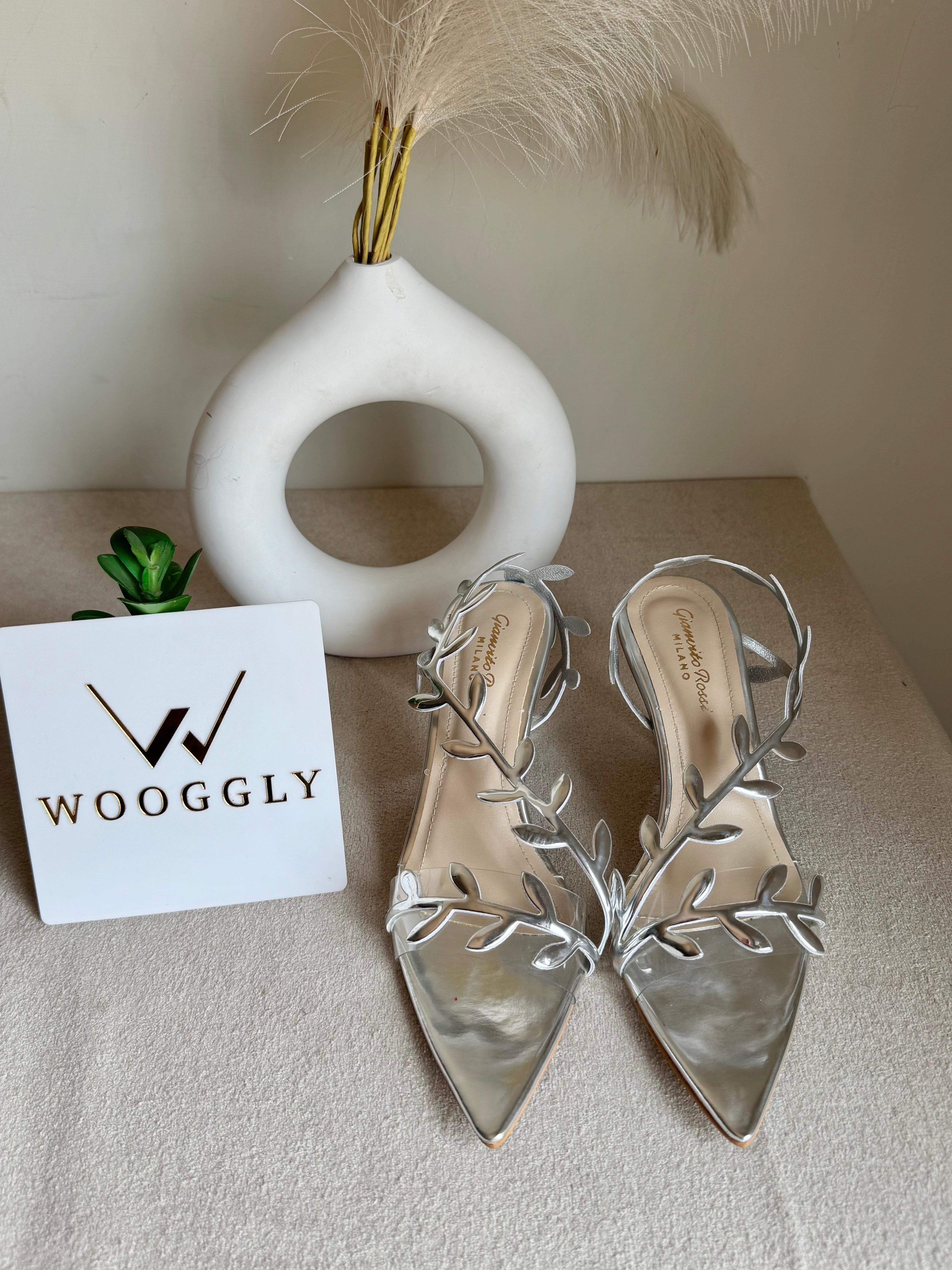 Gianvitto Rossi Heels Silver