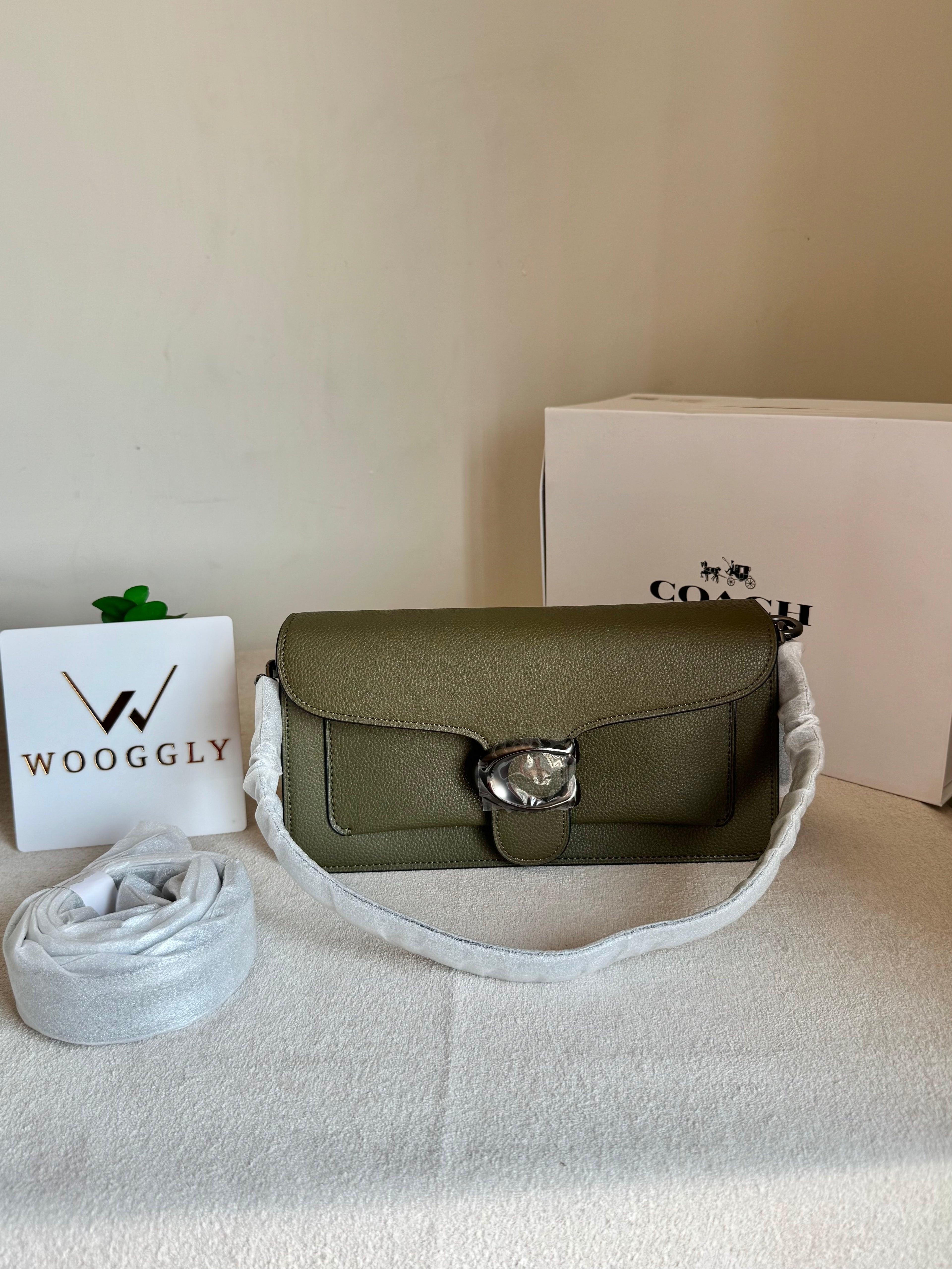 COACH TABBY PREMIUM (Olive Green) - MAGNETIC BOX PACKING