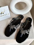 Aquazzura Pretty Slides - Black