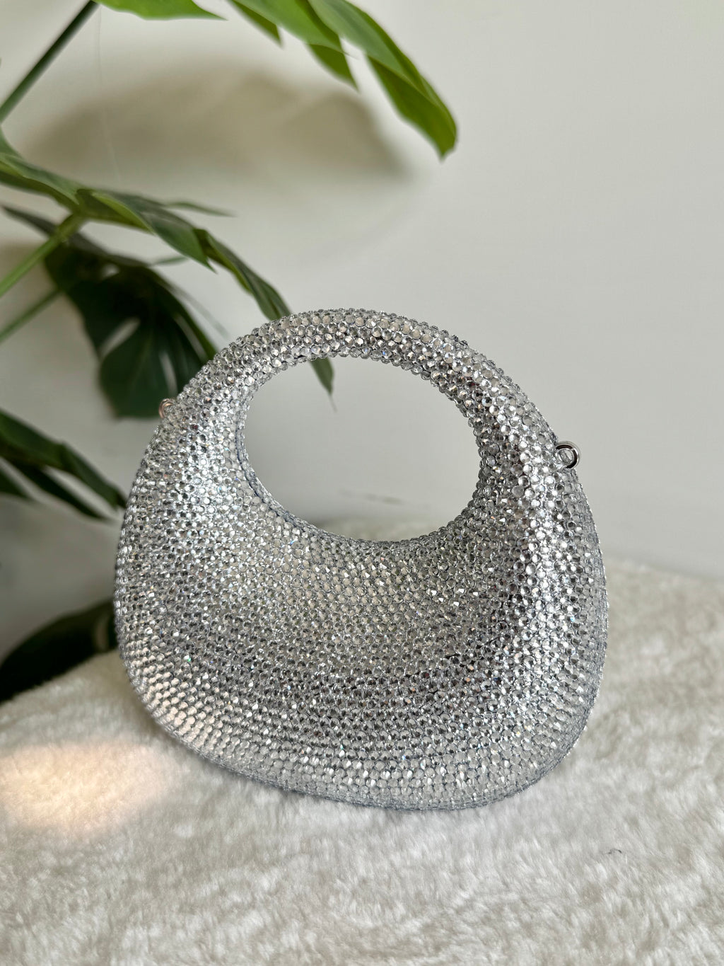 Viral Swarovski Clutch - Mini Silver