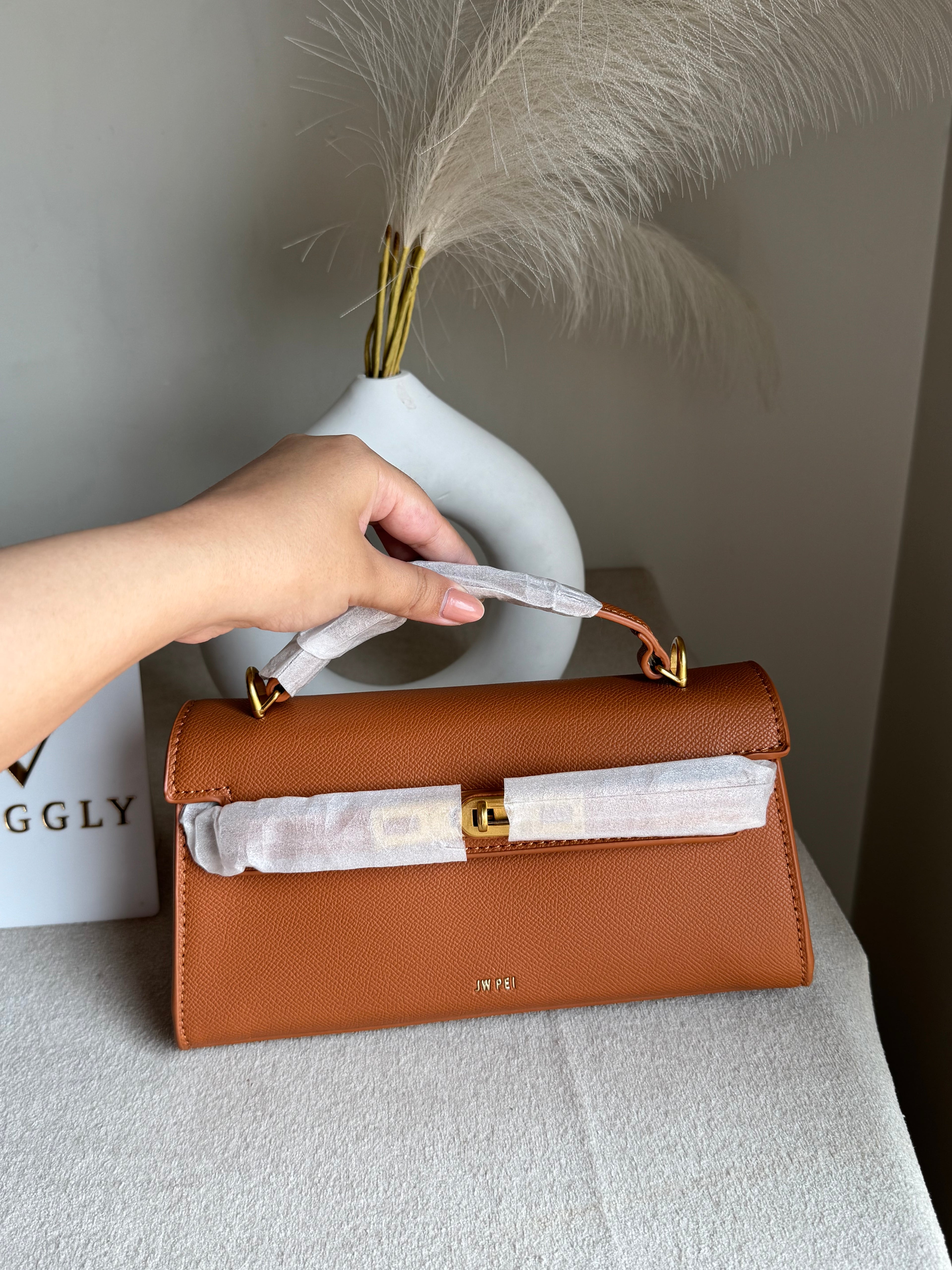 JW PEI Noor Top Handle Bag - Brown