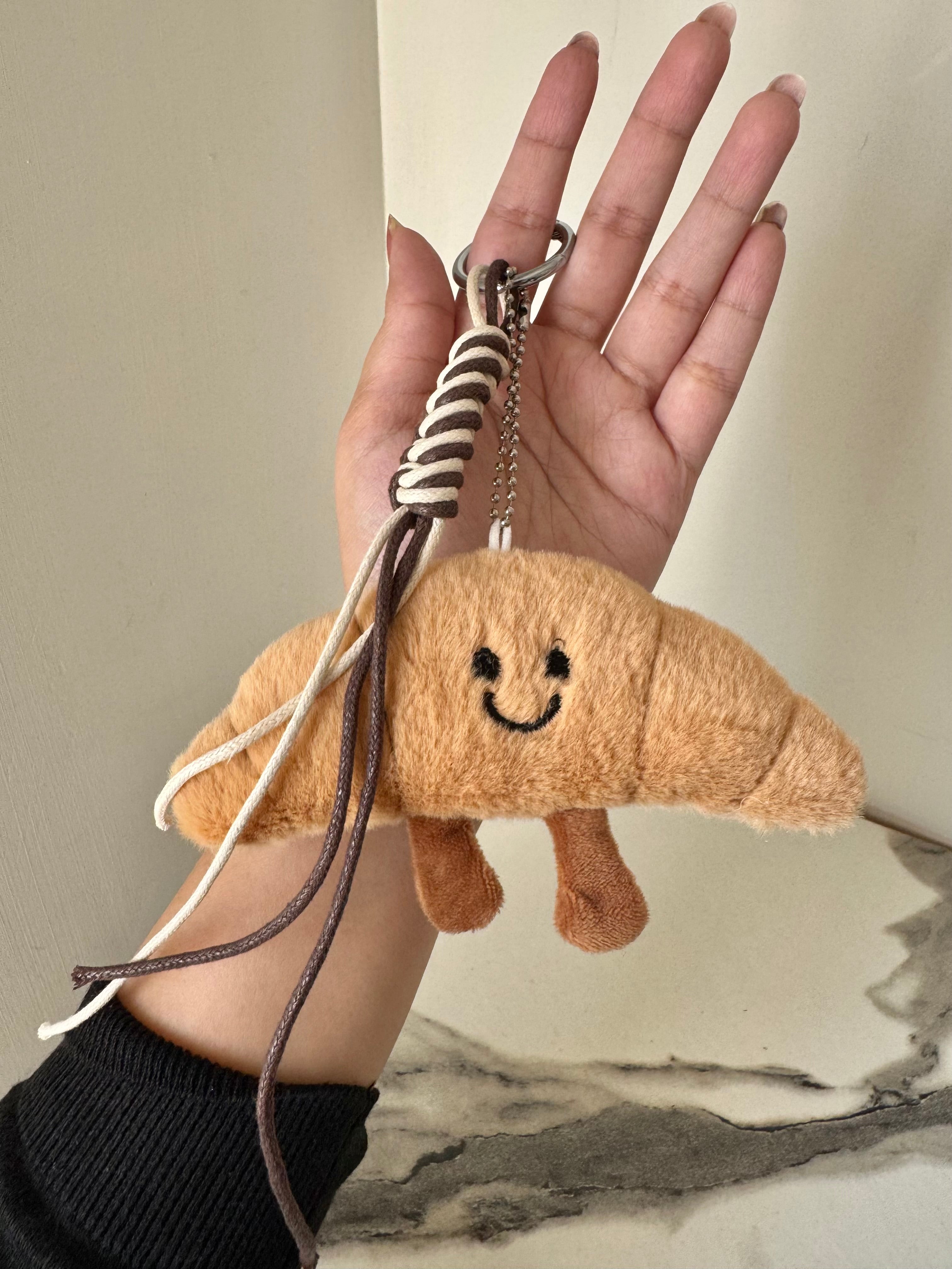 Super Cute Croissant Bag Charm