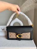 COACH TABBY Black & Khaaki Good Quality -  BOX PACKING