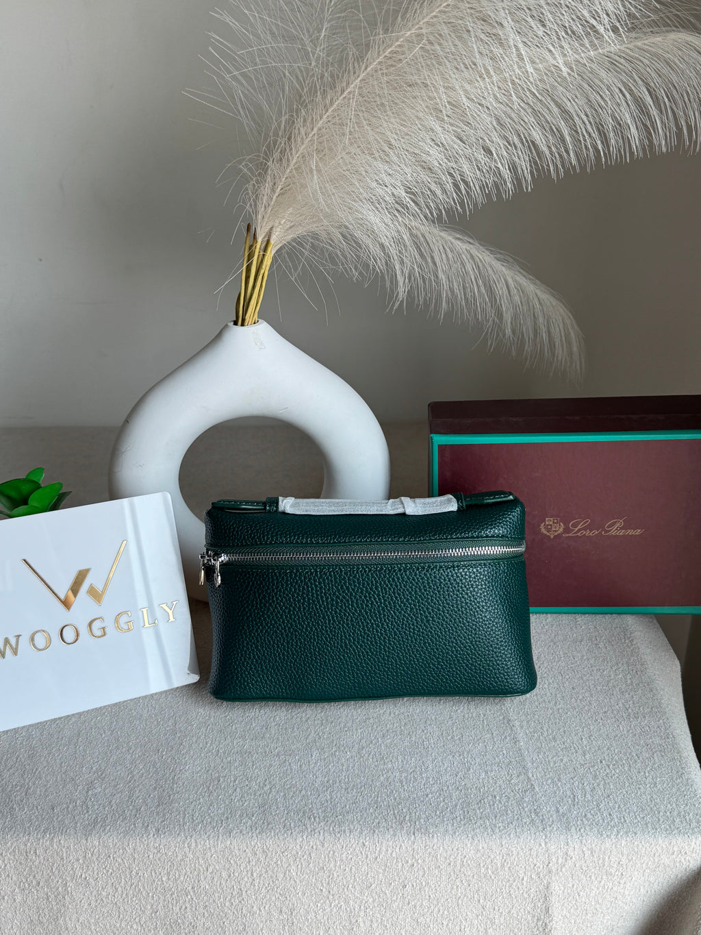 Loro Piana Premium Signature Bag - Green
