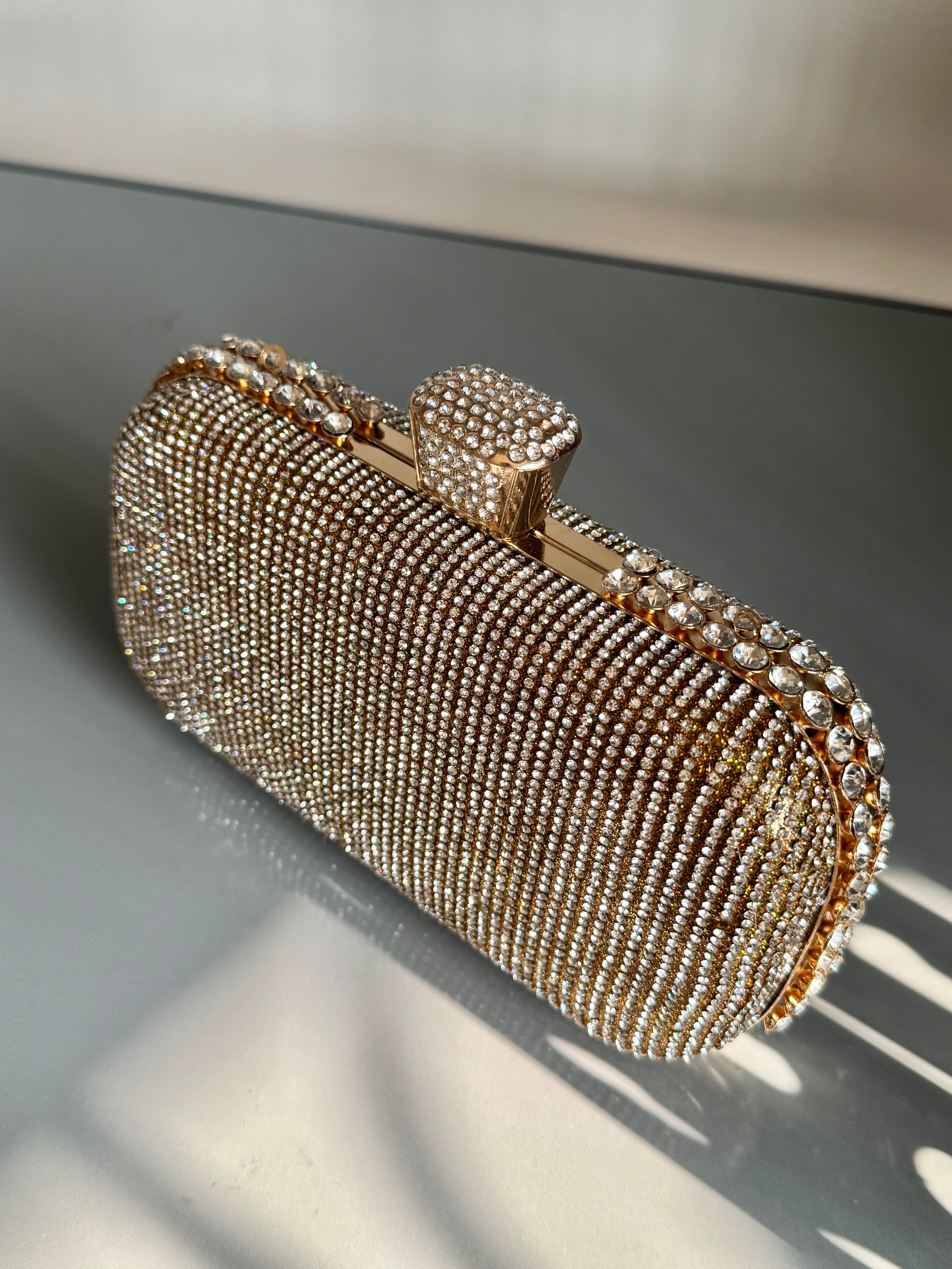 Diva Mode Clutch - Rose Gold