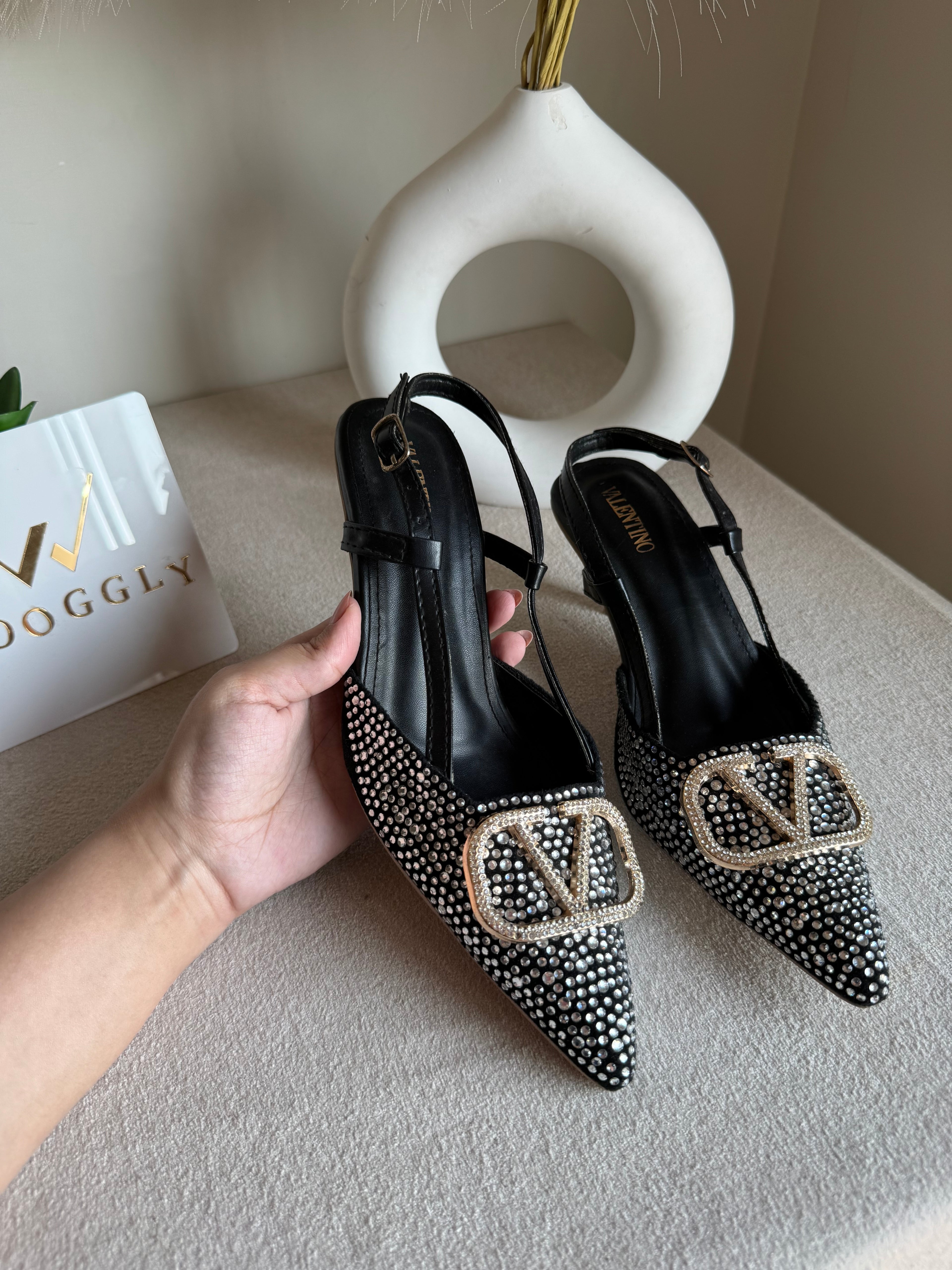 Essential Valentino Black Heels