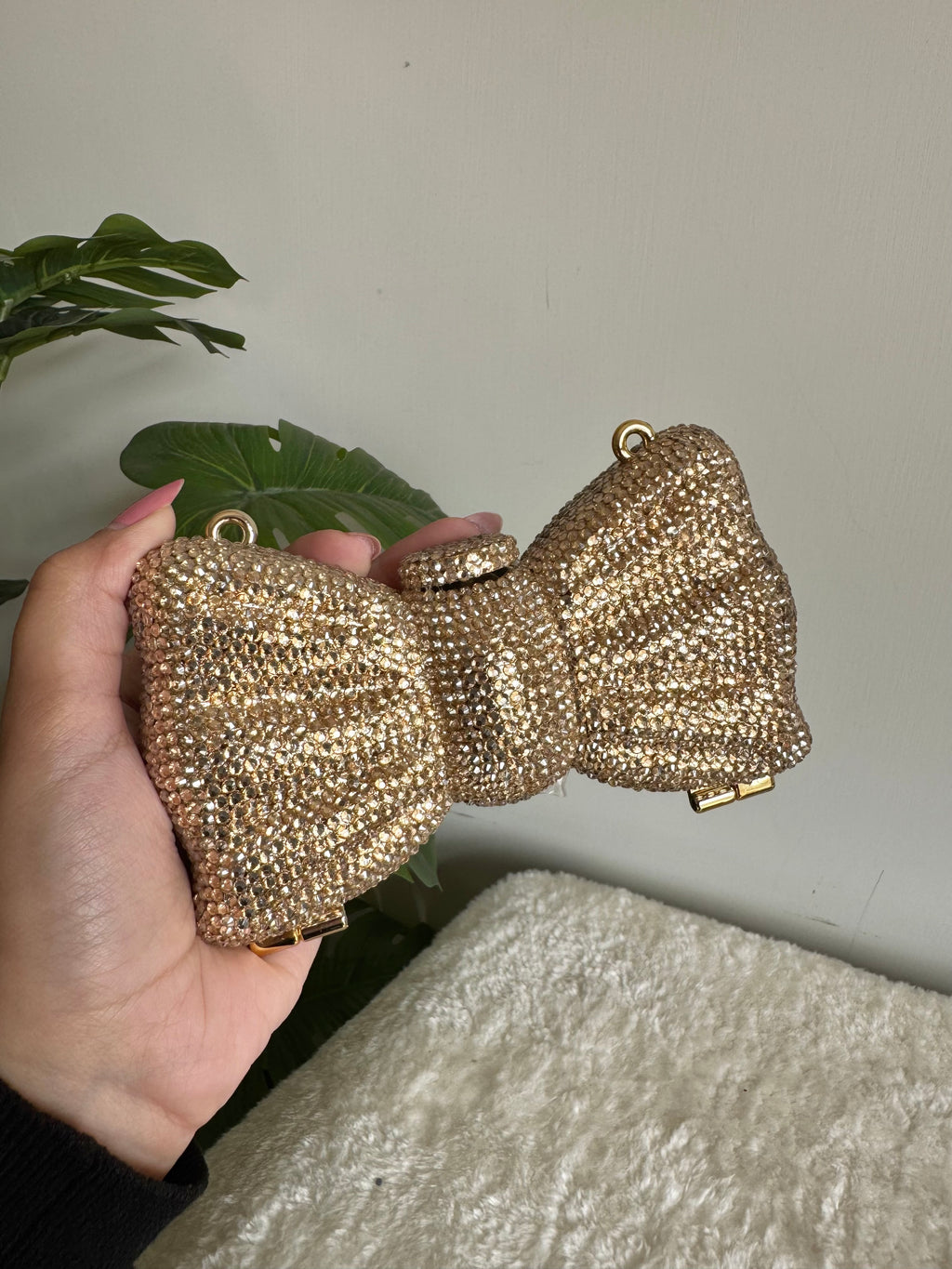 Swarovski Bow Clutch - Golden