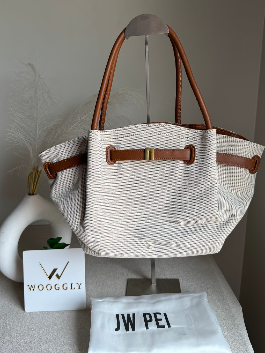 JW PEI Hana Tote Bag - Jute Brown