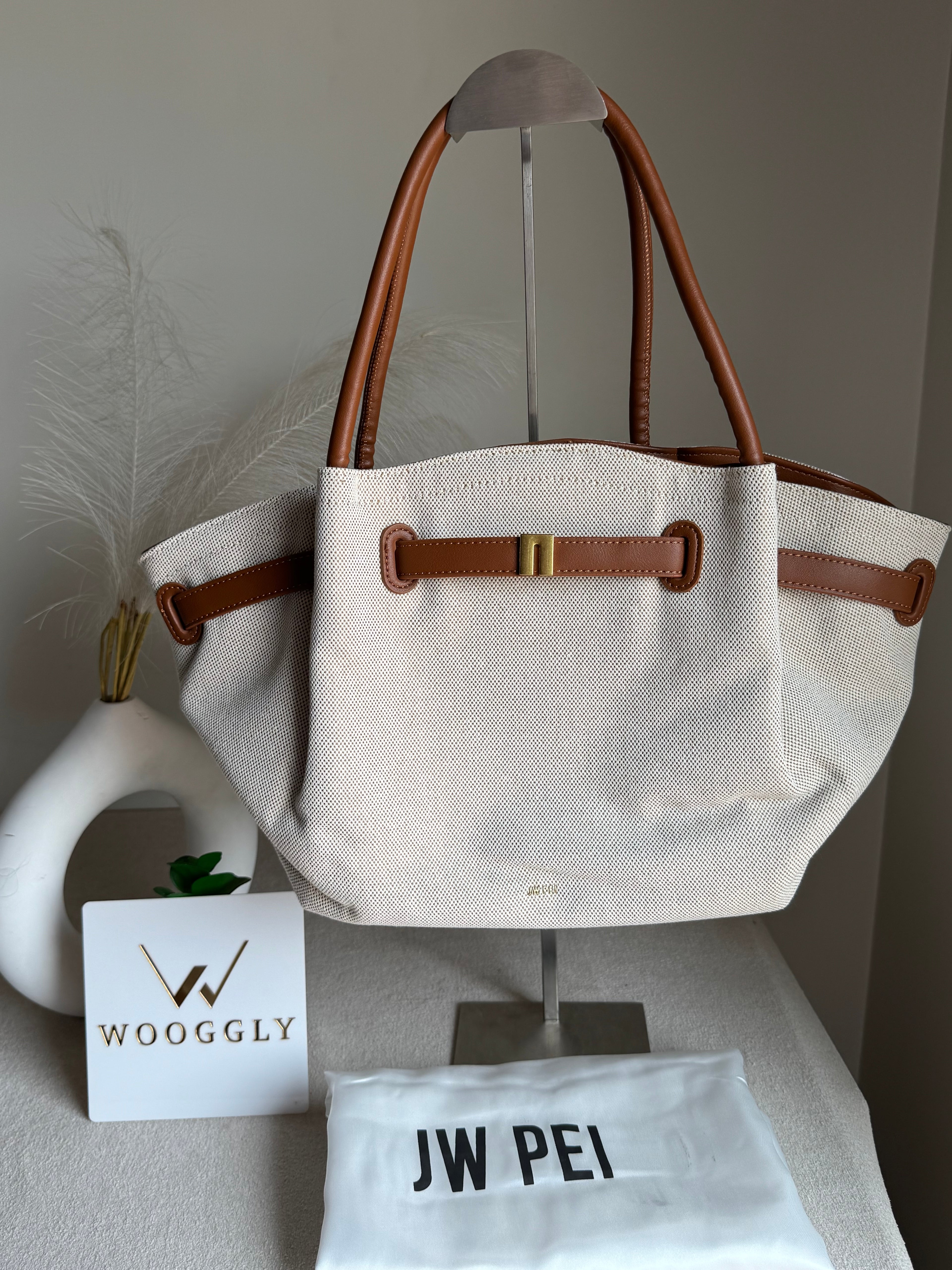 JW PEI Hana Tote Bag - Jute Brown
