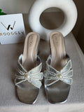 Jimmy Choo Pearl Heels - Silver