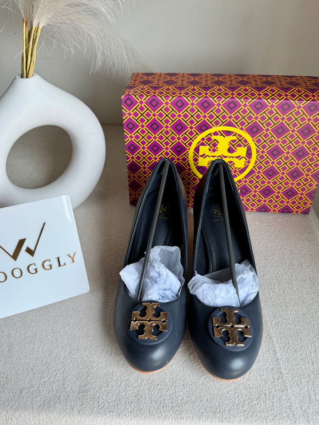 IMPORTED Classic Court Heels - Blue