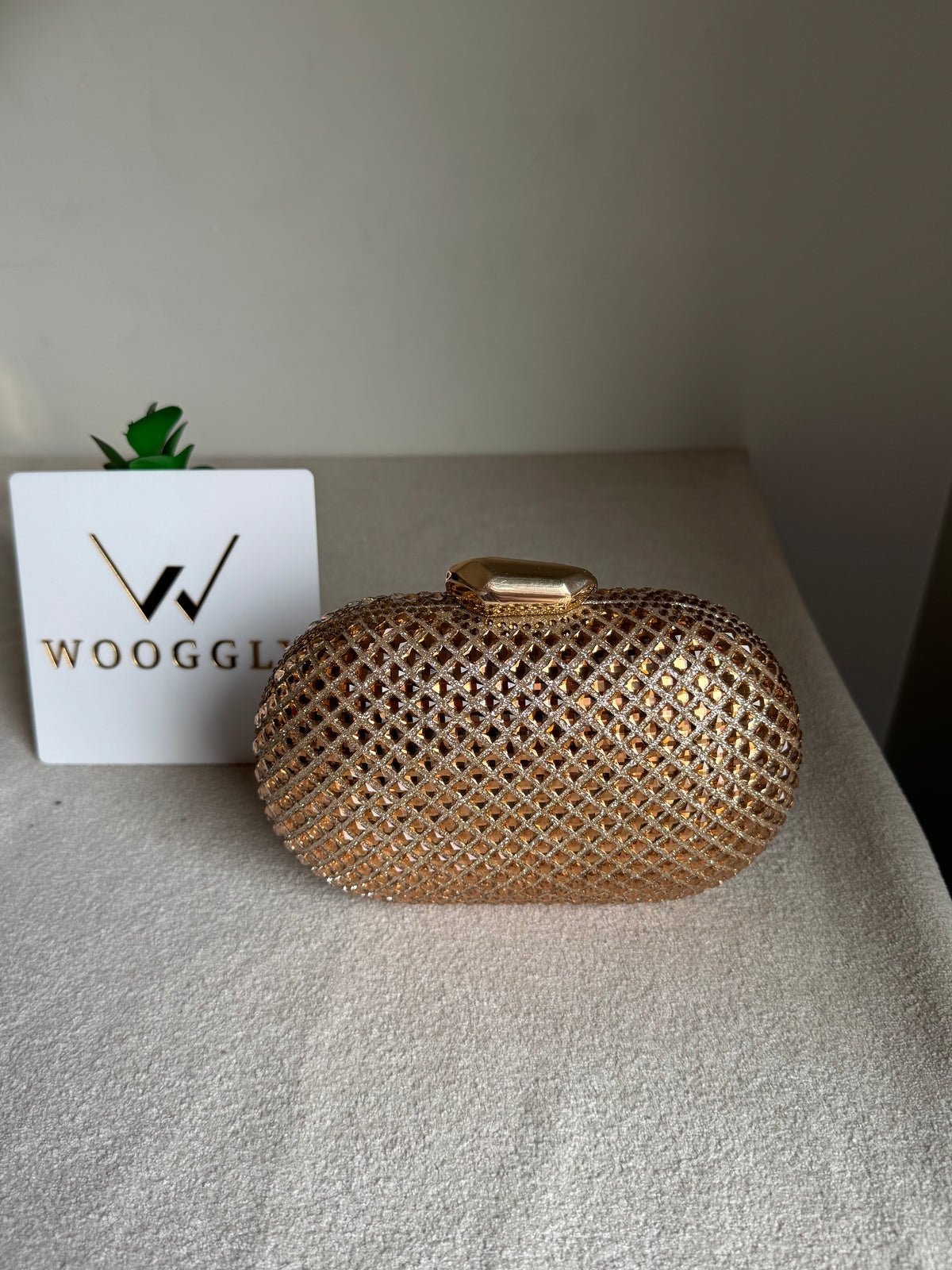 Belle Clutch Champagne