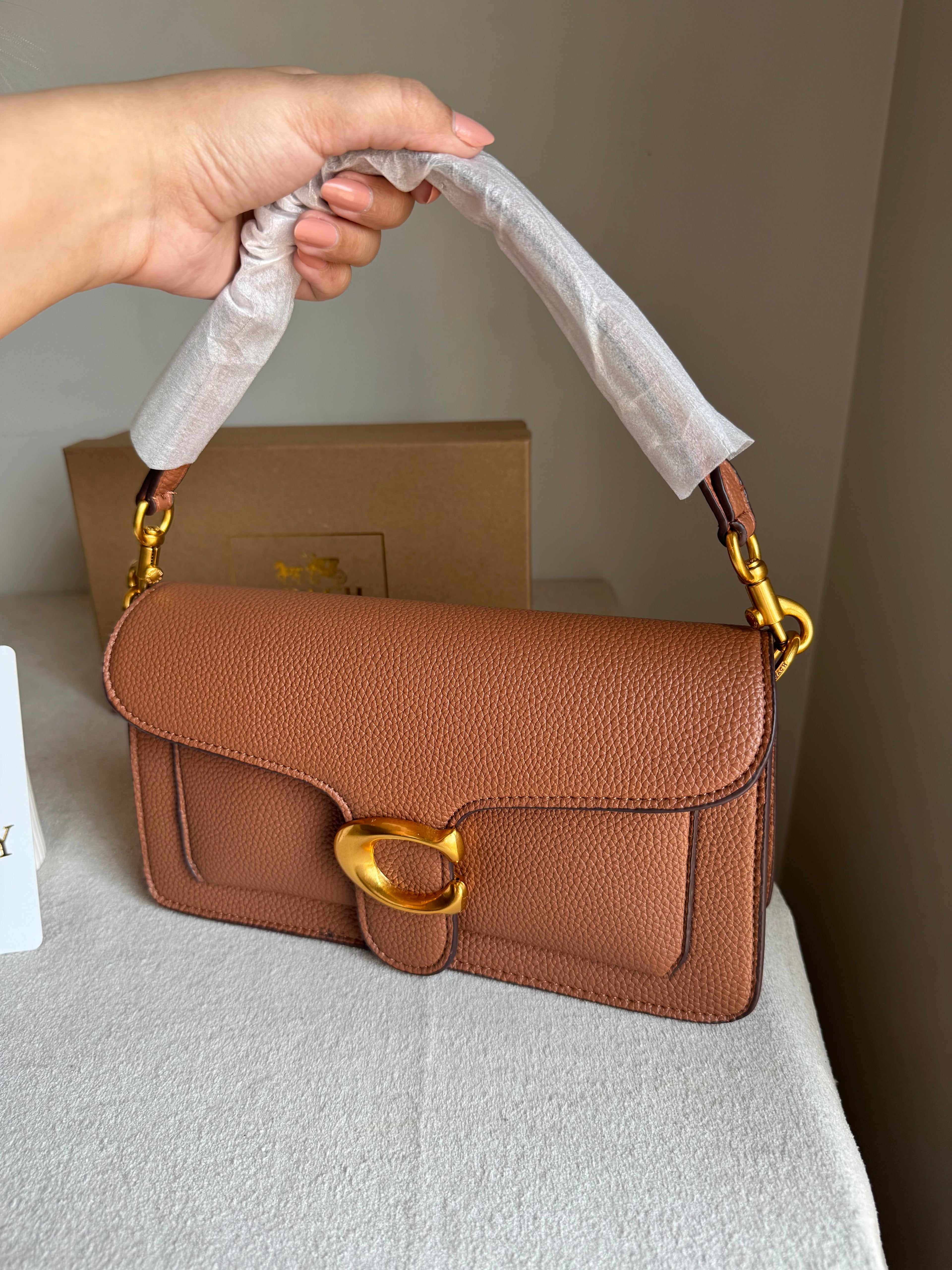 COACH TABBY Brown Good Quality -  BOX PACKING