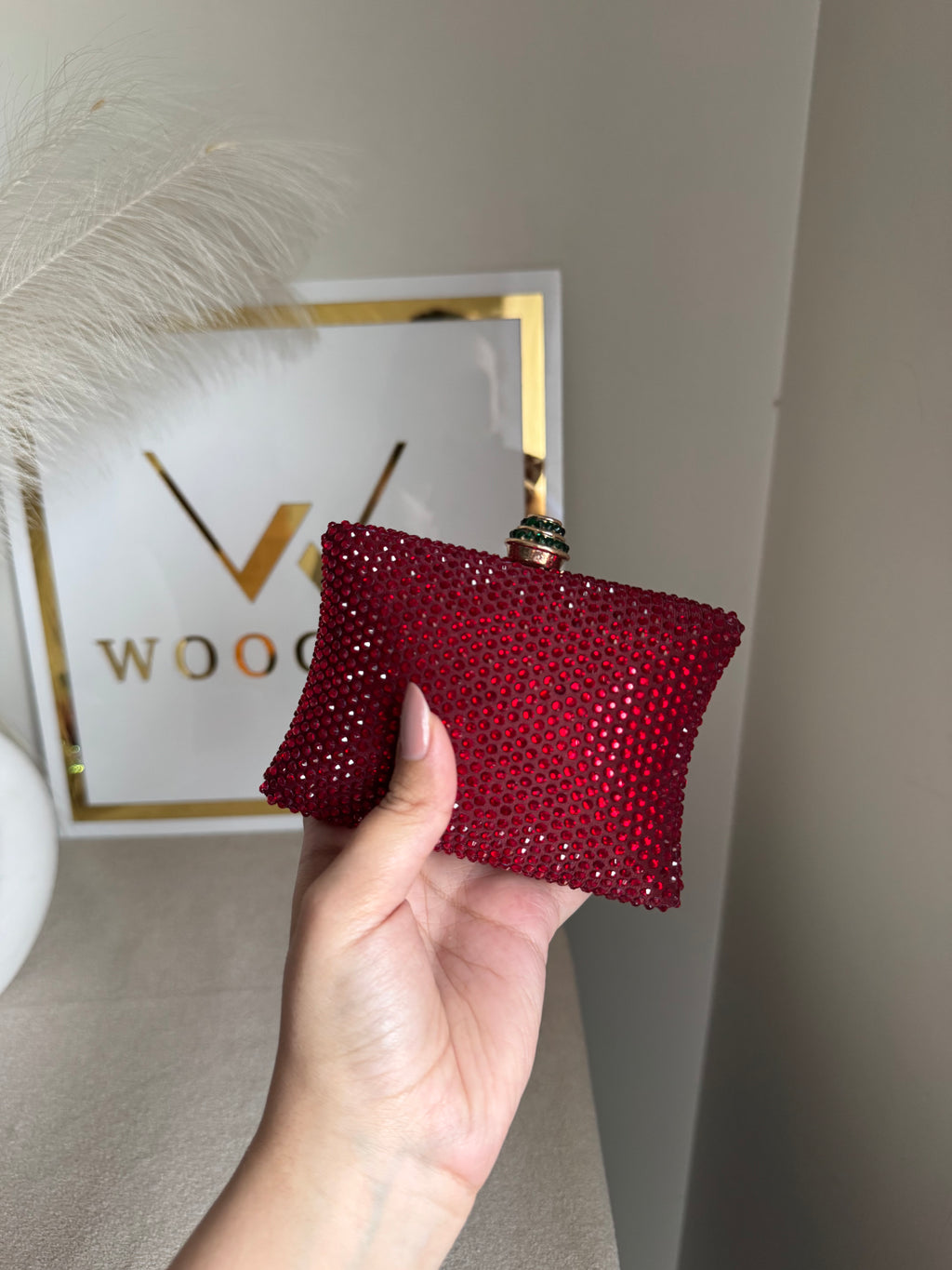 Ella Clutch - Red