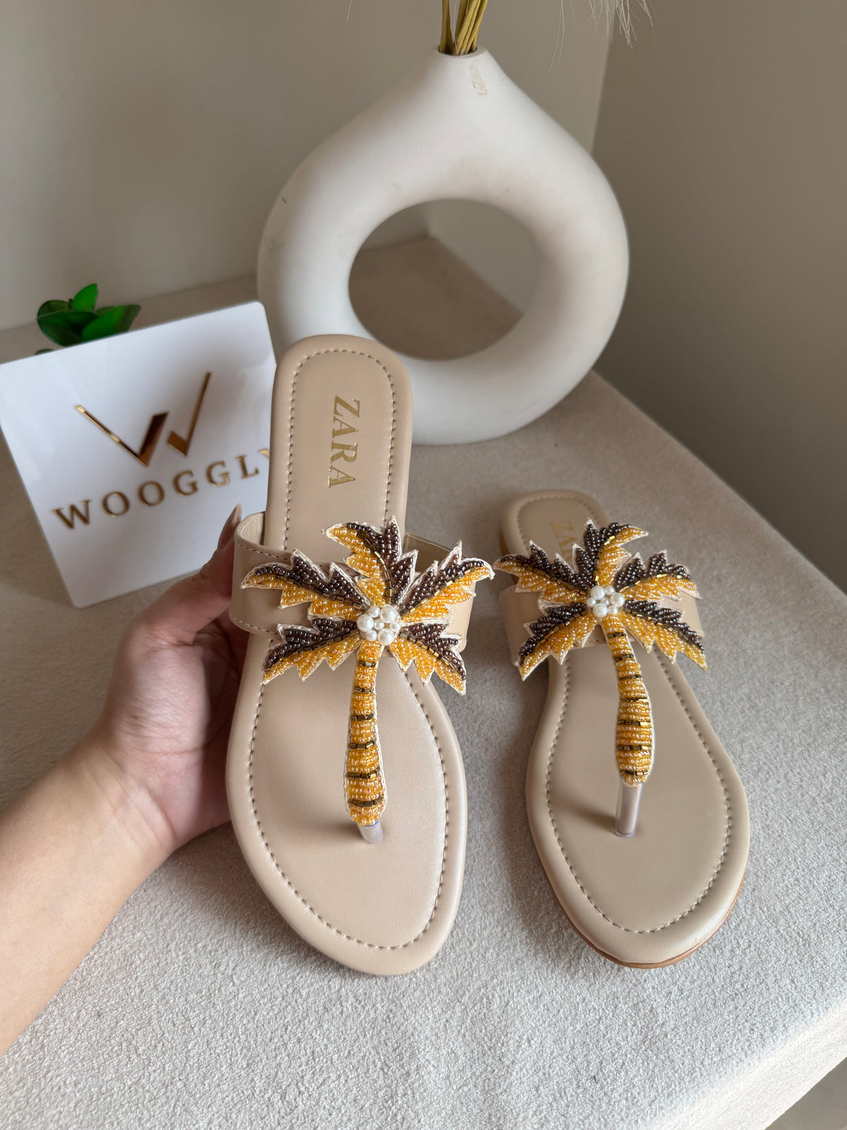 Zara Island Special Flats - Beige