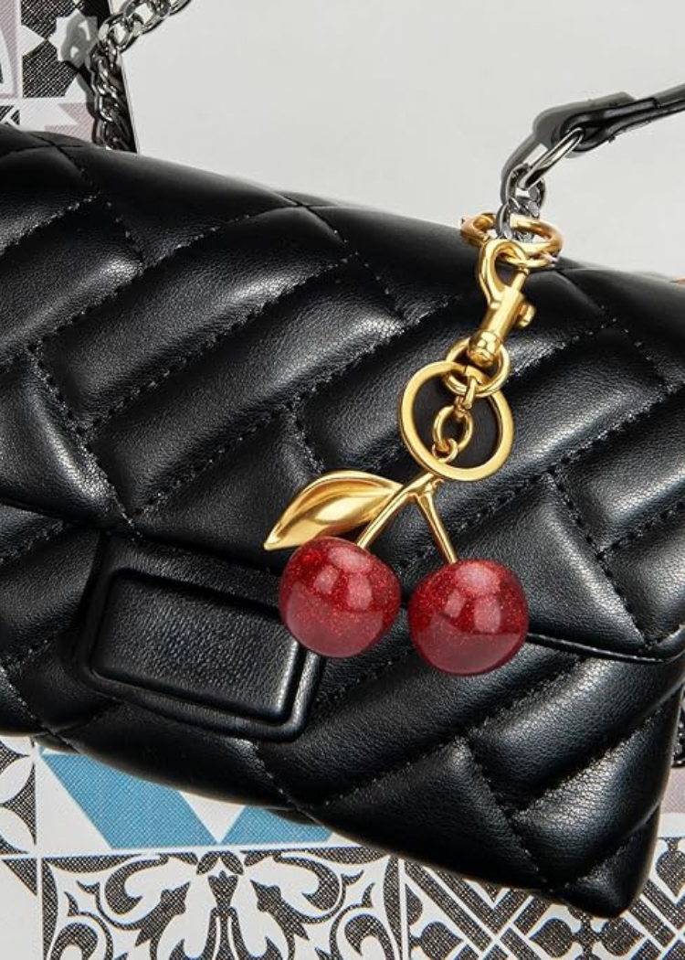 Trendy Cherry Bag Charm
