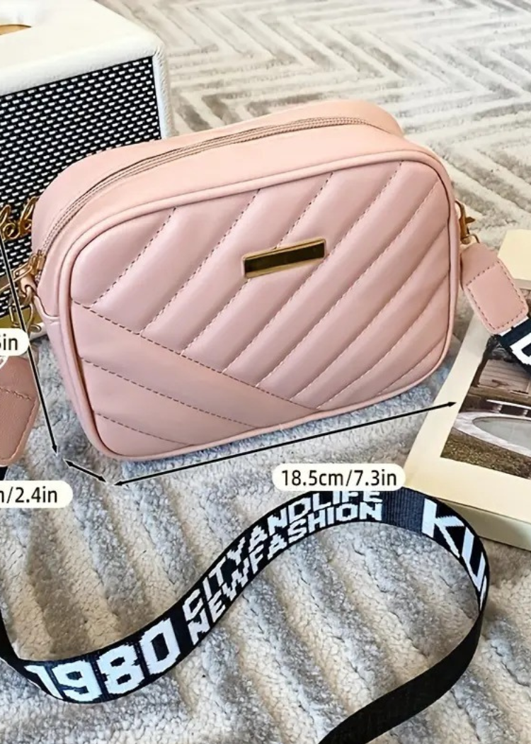 Clara Pink Crossbody Bag