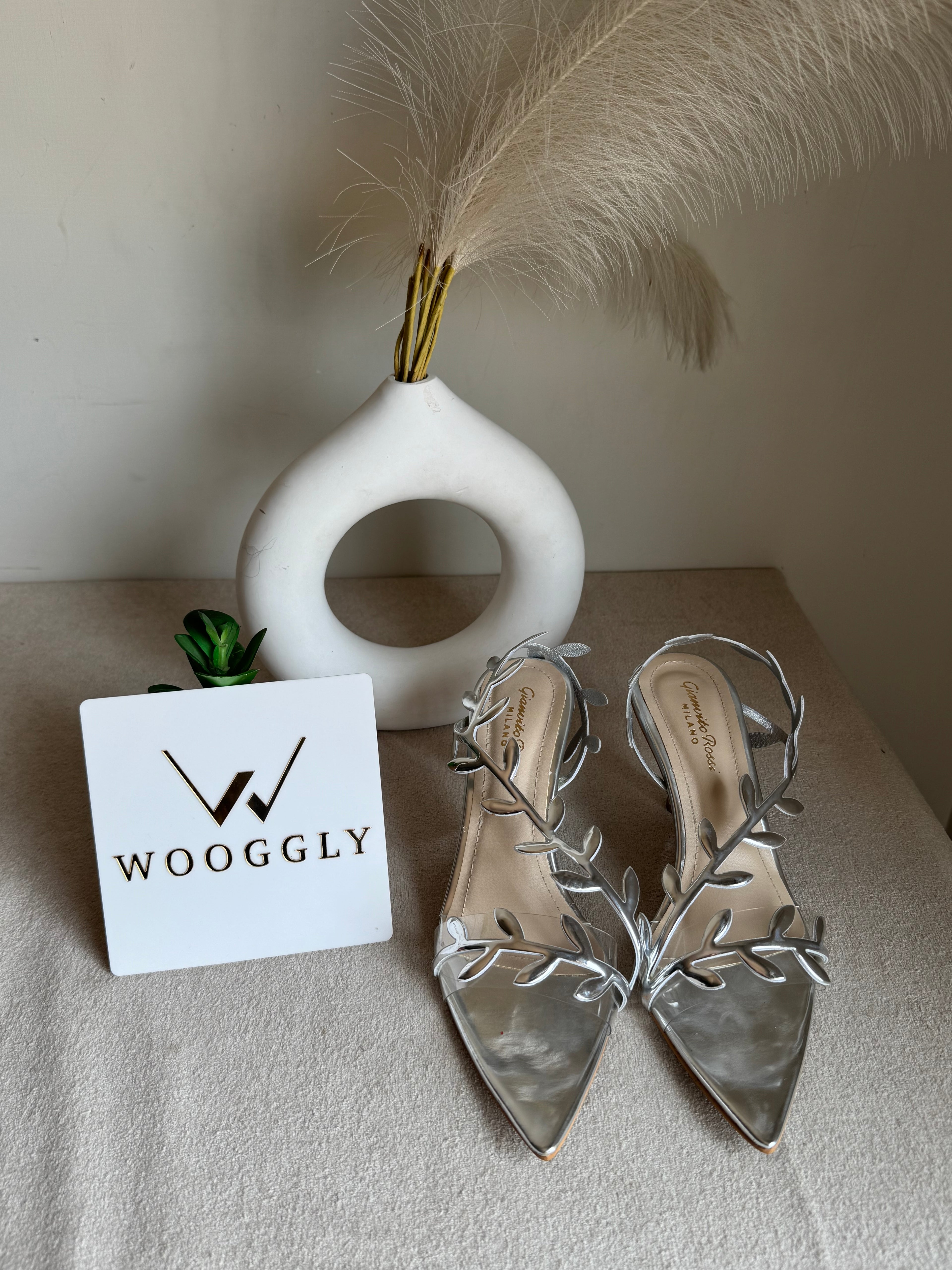 Gianvitto Rossi Heels Silver