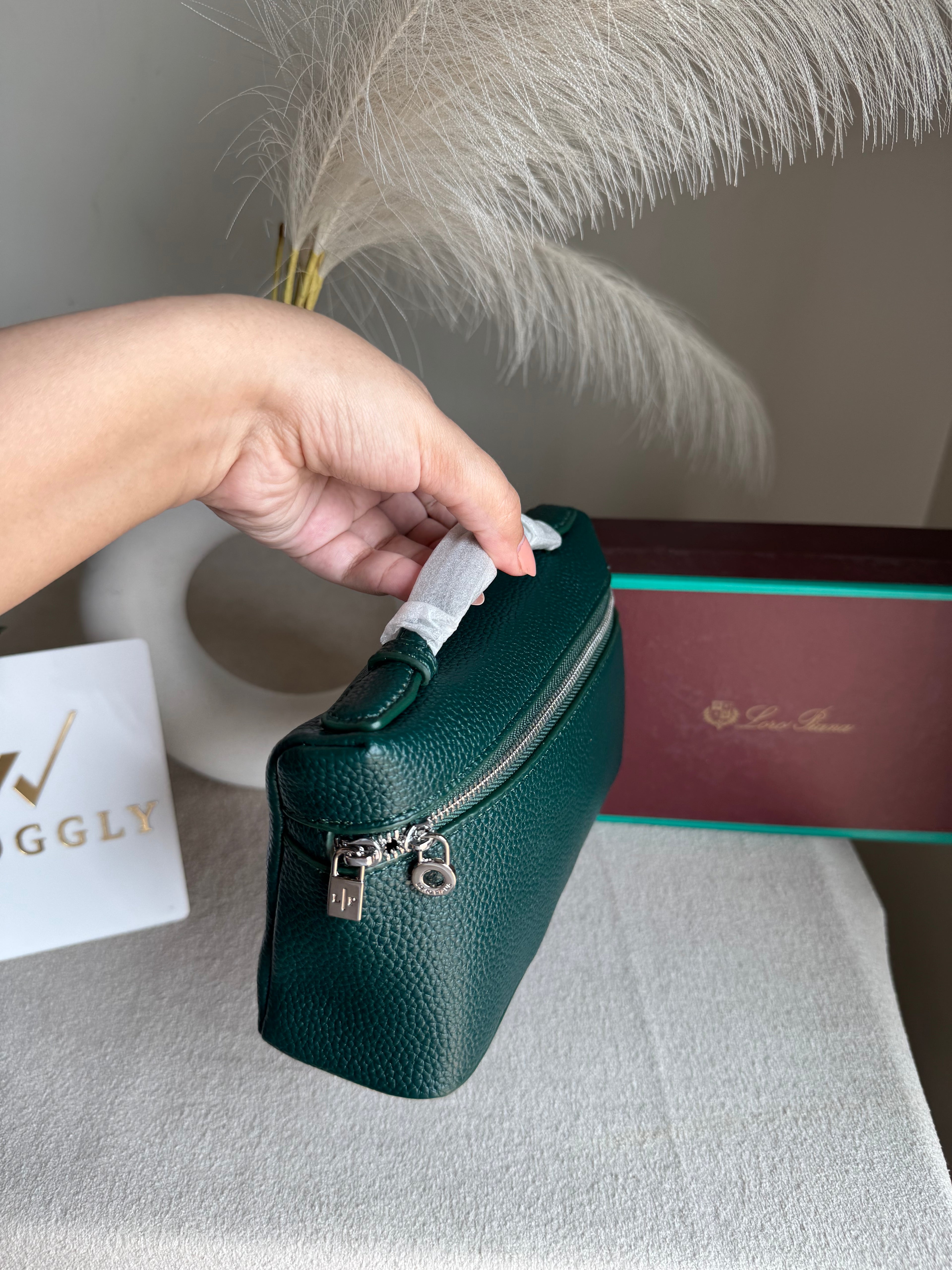 Loro Piana Premium Signature Bag - Green