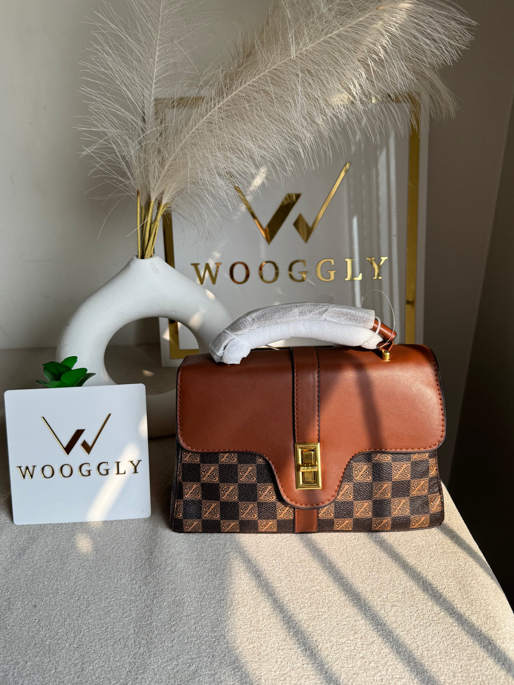 Premium Ella Hand Bag Brown