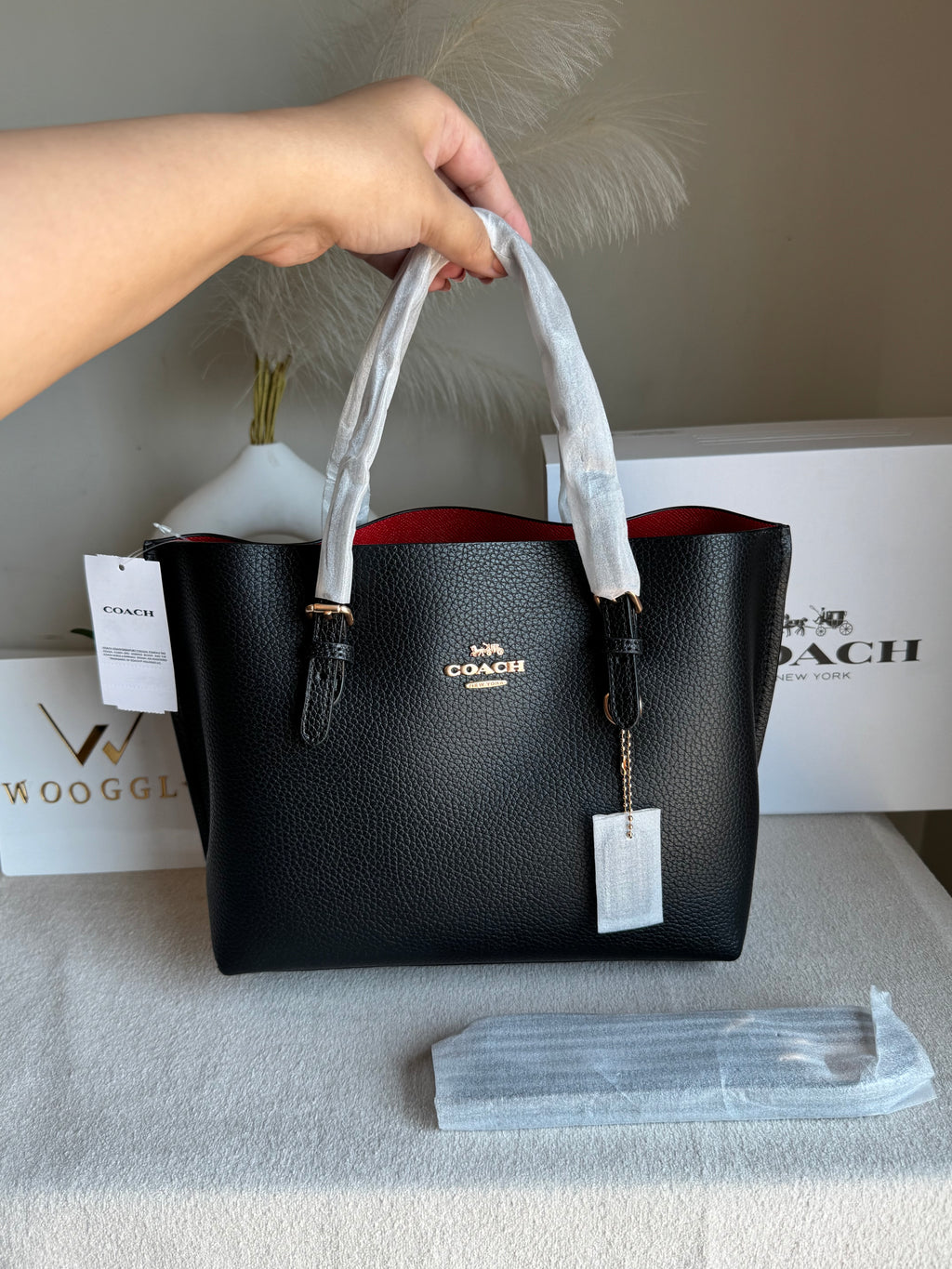 COACH Mini Mollie ToteBlack - BOX PACKING