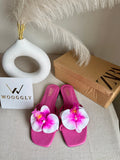VIRAL FLOWER SLIDES - Hot Pink
