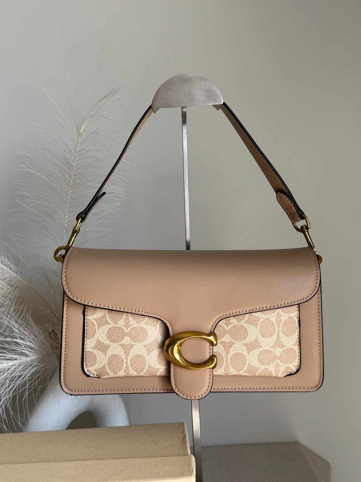 COACH TABBY 26 Khaaki Decent Quality-BOX PACKING