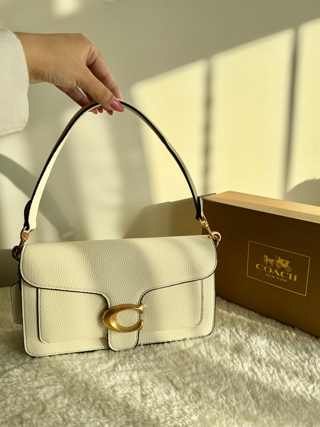 COACH TABBY PREMIUM (White) - BOX PACKING